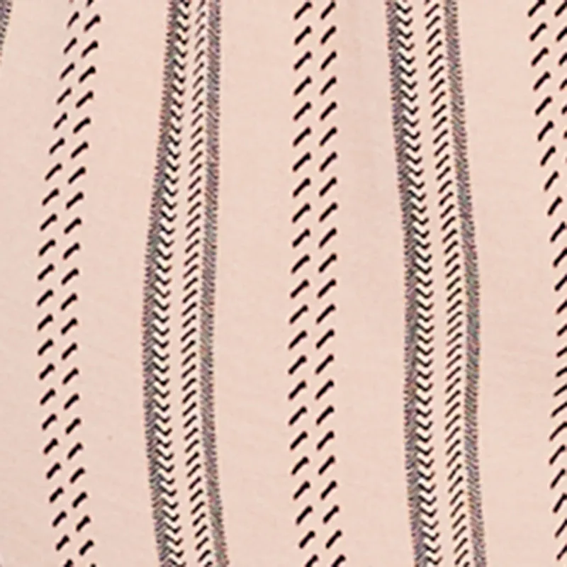 Plus Size Striped Crepe Knit Wide Leg Pull On Pants sold by Rainbow product image thumbnail 4