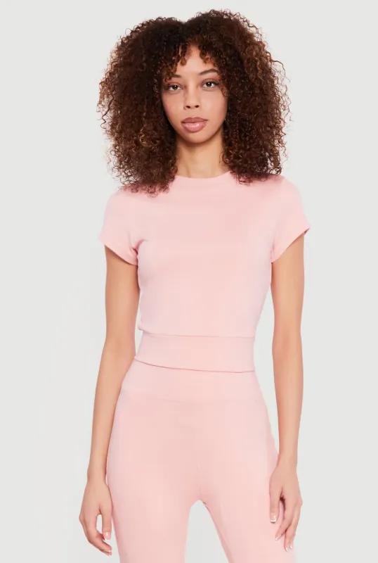 Short Sleeve Tummy Tucker Active Top sold by Rainbow