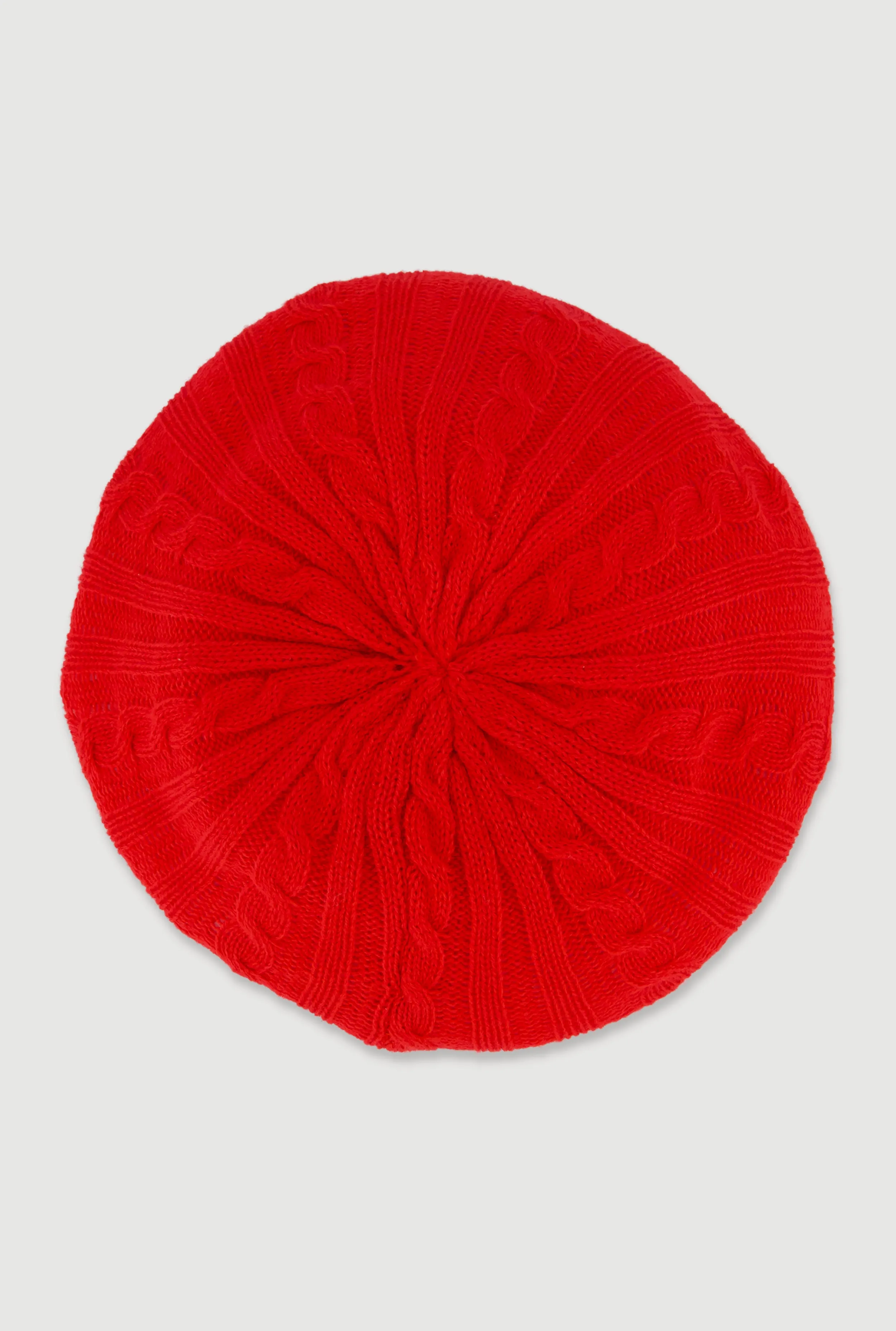 Solid Cable Knit Beret sold by Rainbow product image thumbnail 5