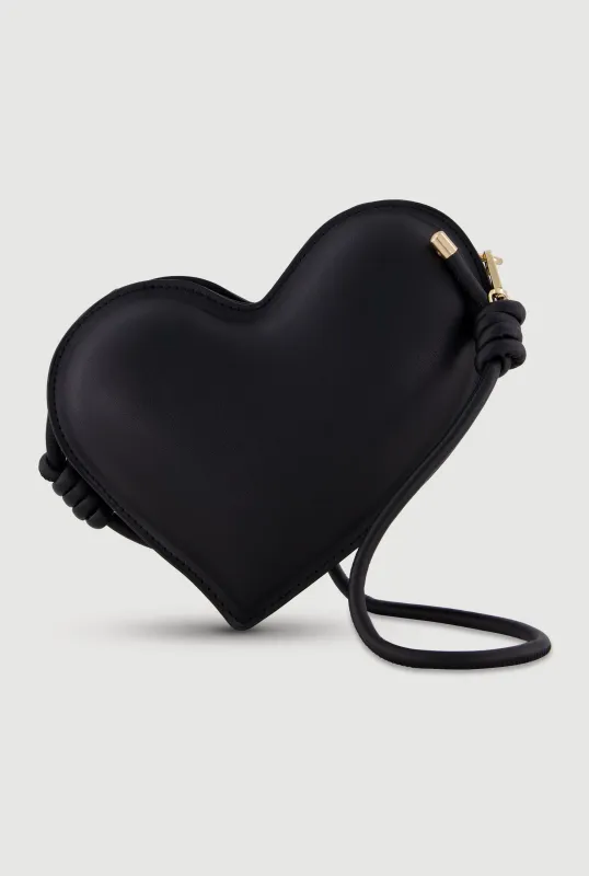 3D Heart Crossbody Handbag made by Rainbow
