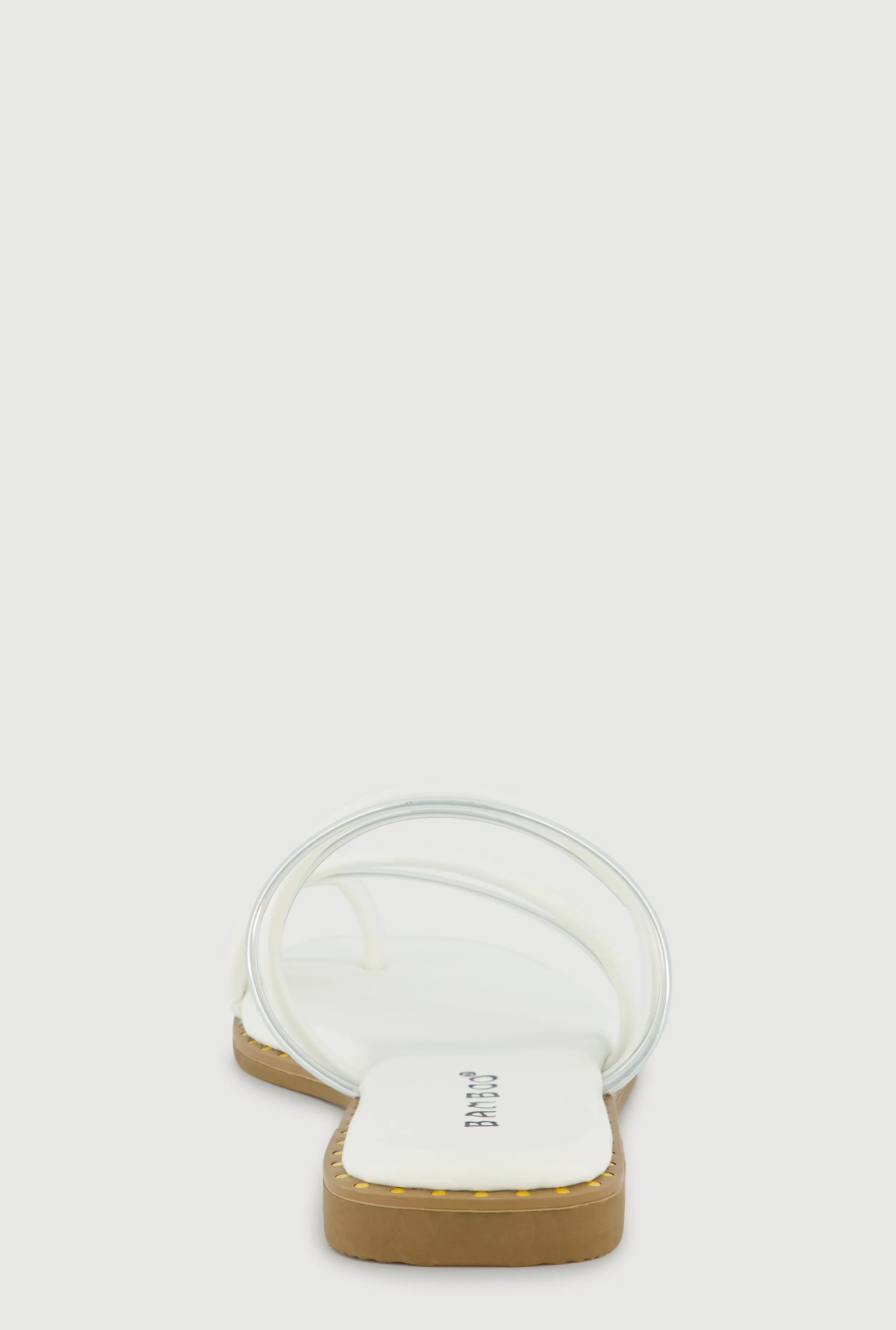 Metallic Asymmetrical Strappy Toe Loop Sandals sold by Rainbow product image thumbnail 3