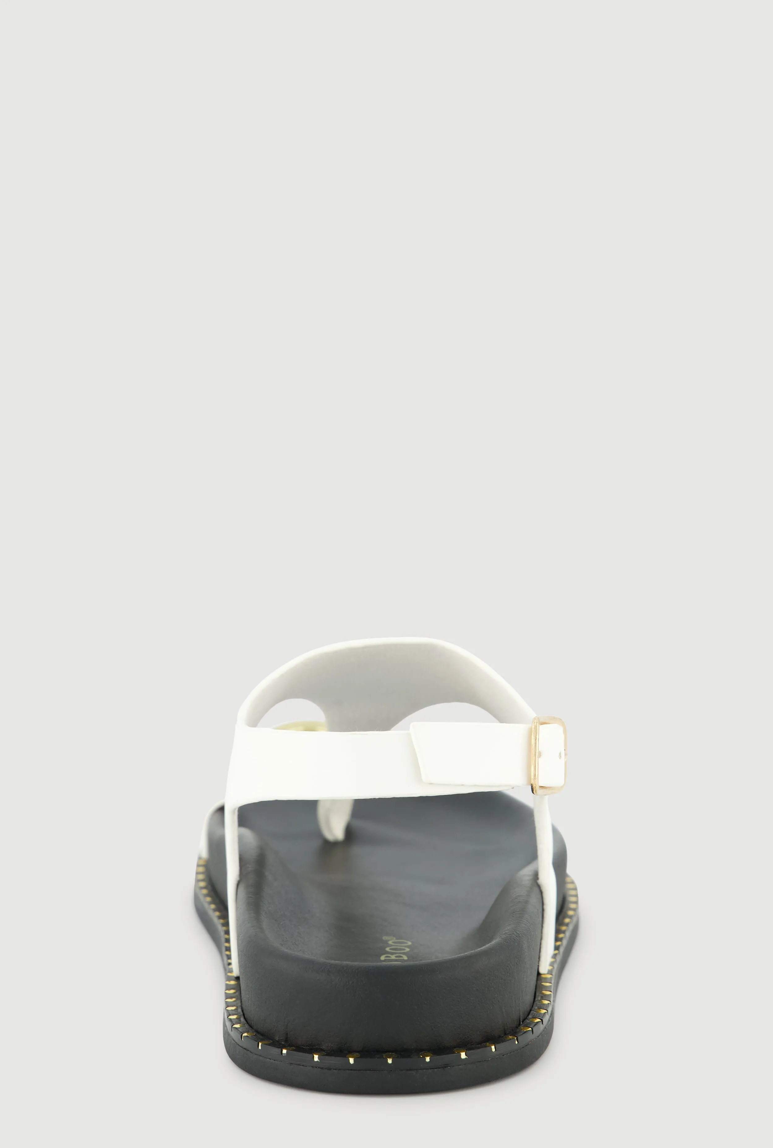 Metallic Toe Loop Ankle Strap Sandals sold by Rainbow product image thumbnail 3