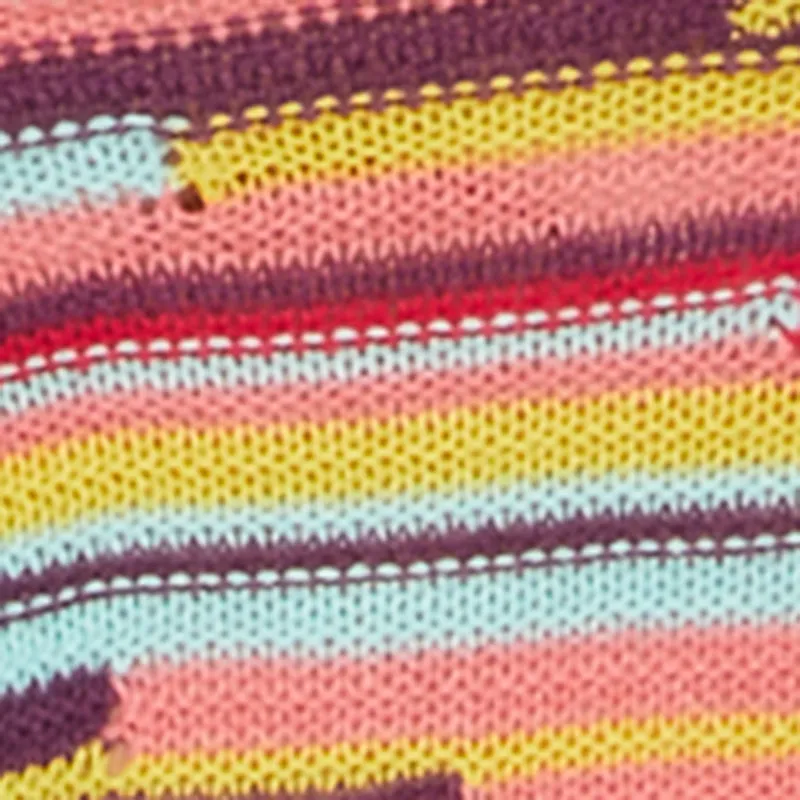 Striped Crochet Halter Maxi Dress sold by Rainbow product image thumbnail 4