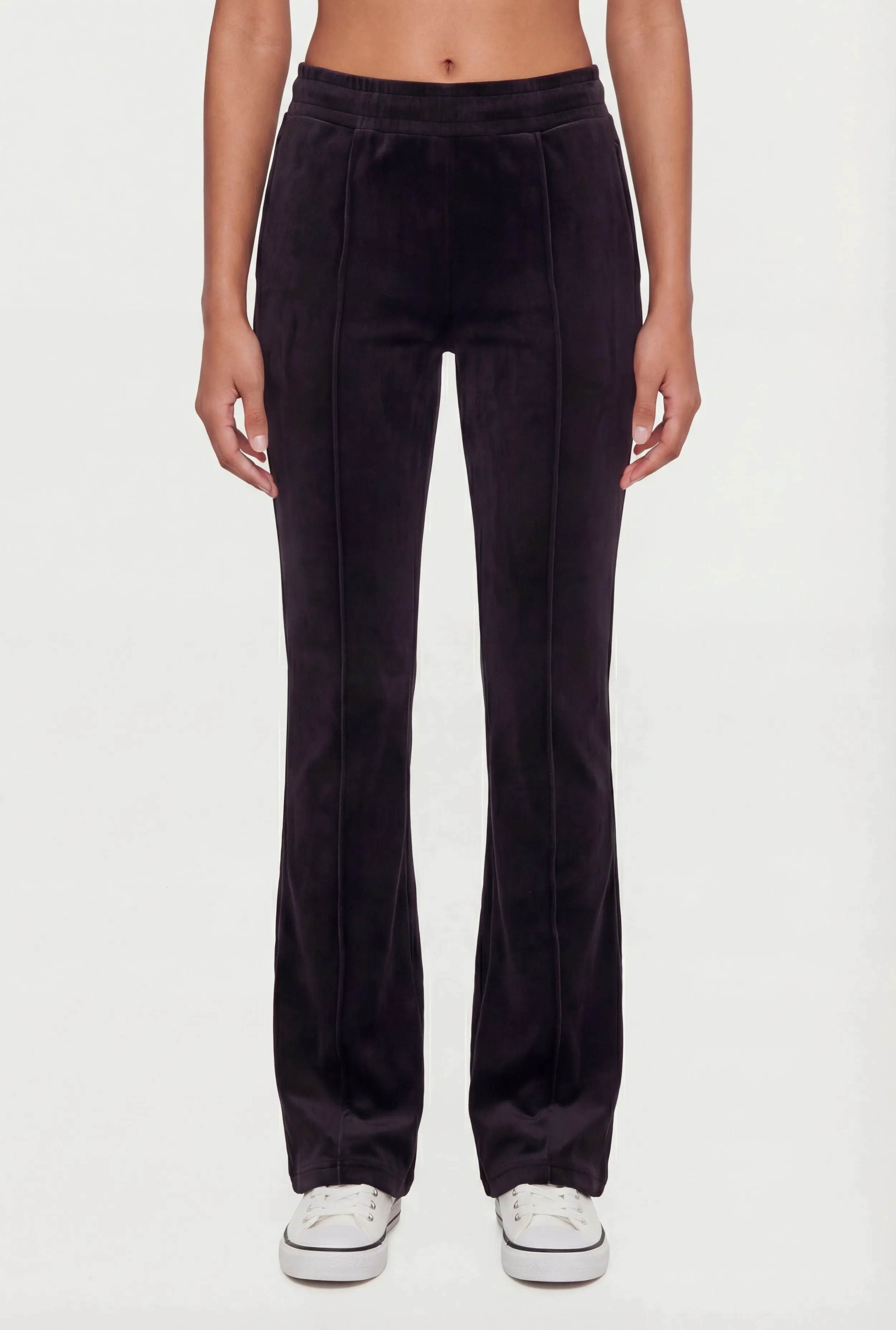 Velour Pintuck Flare Leg Pants sold by Rainbow product image thumbnail 3