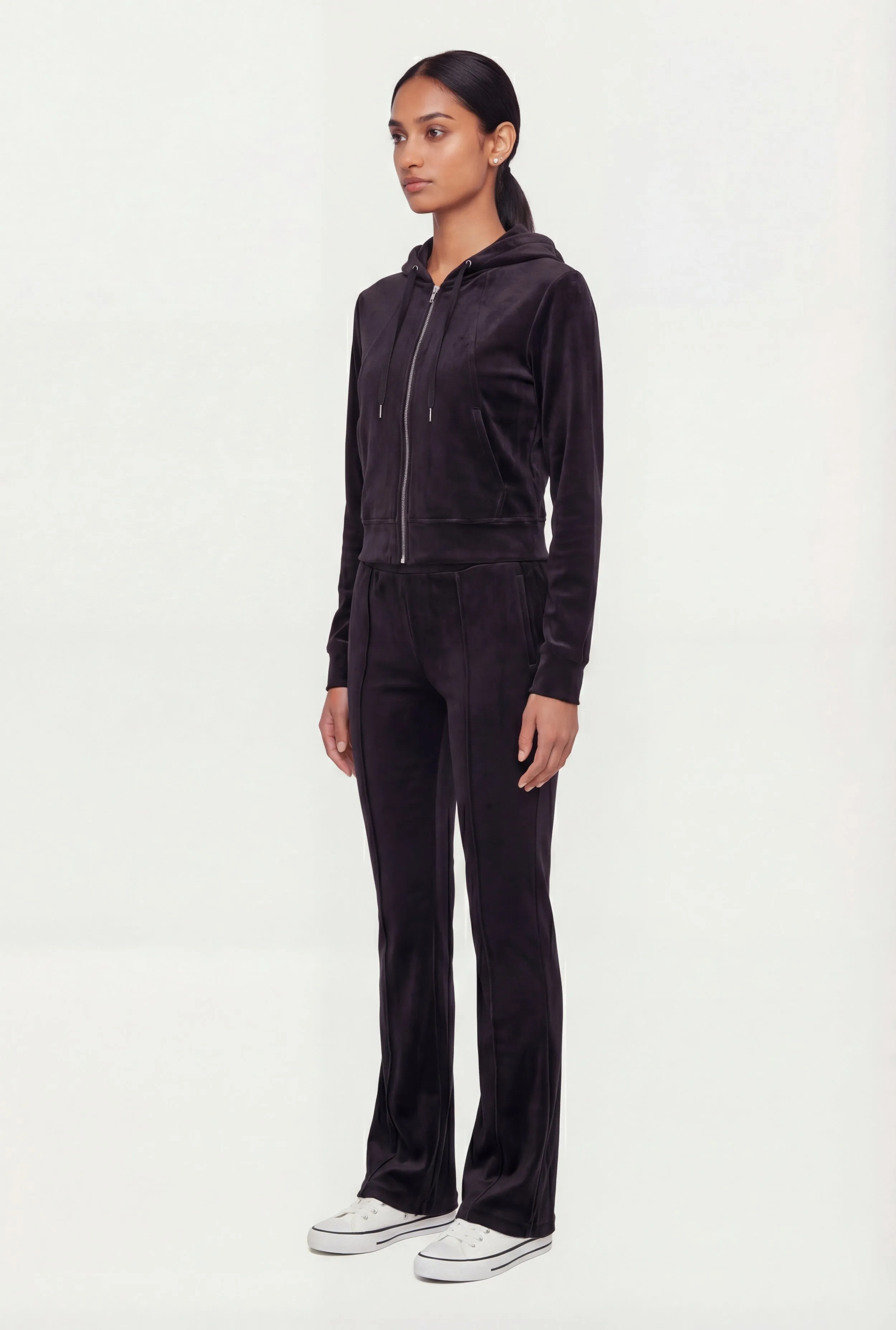 Velour Pintuck Flare Leg Pants sold by Rainbow product image thumbnail 2