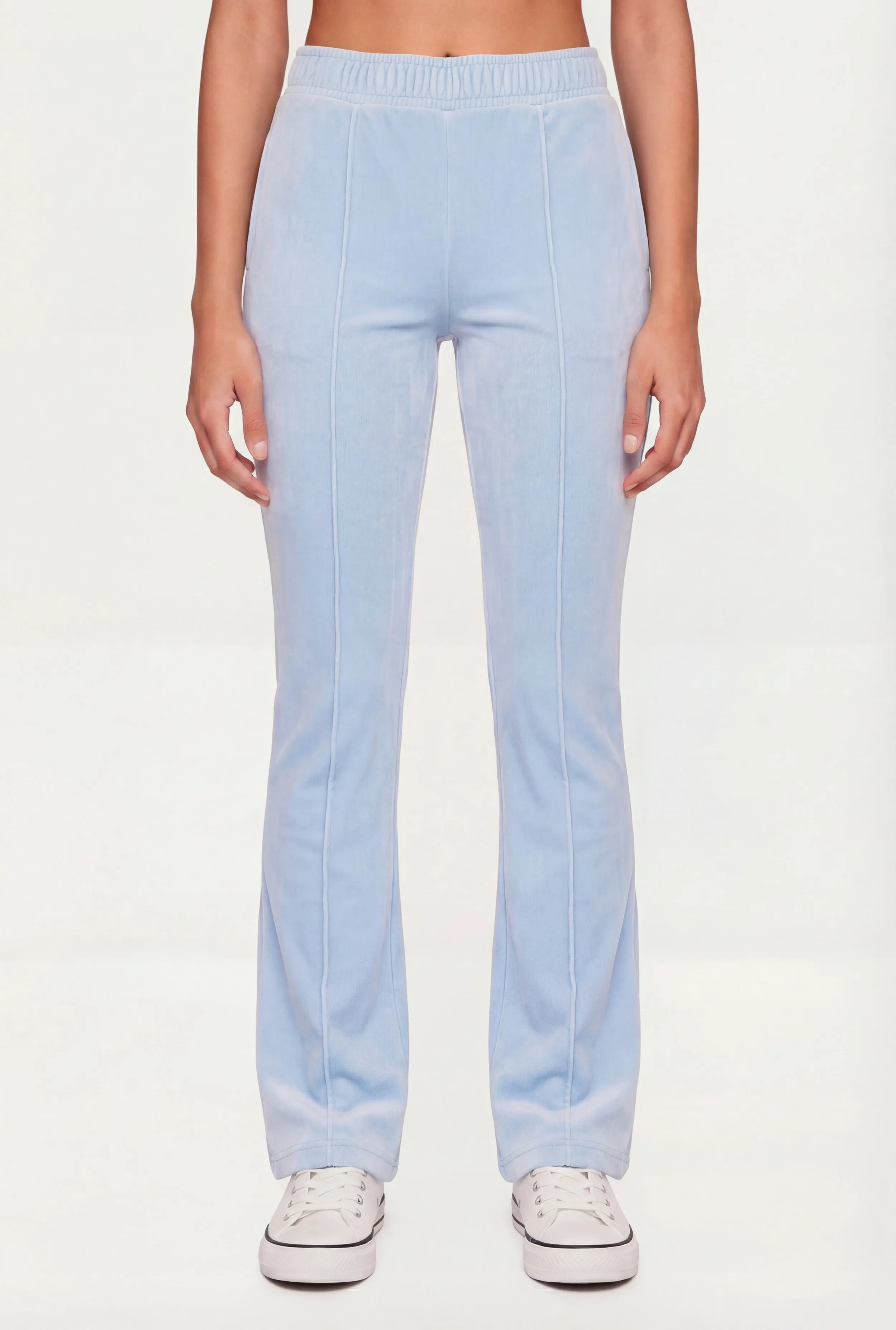 Velour Pintuck Flare Leg Pants sold by Rainbow product image thumbnail 3