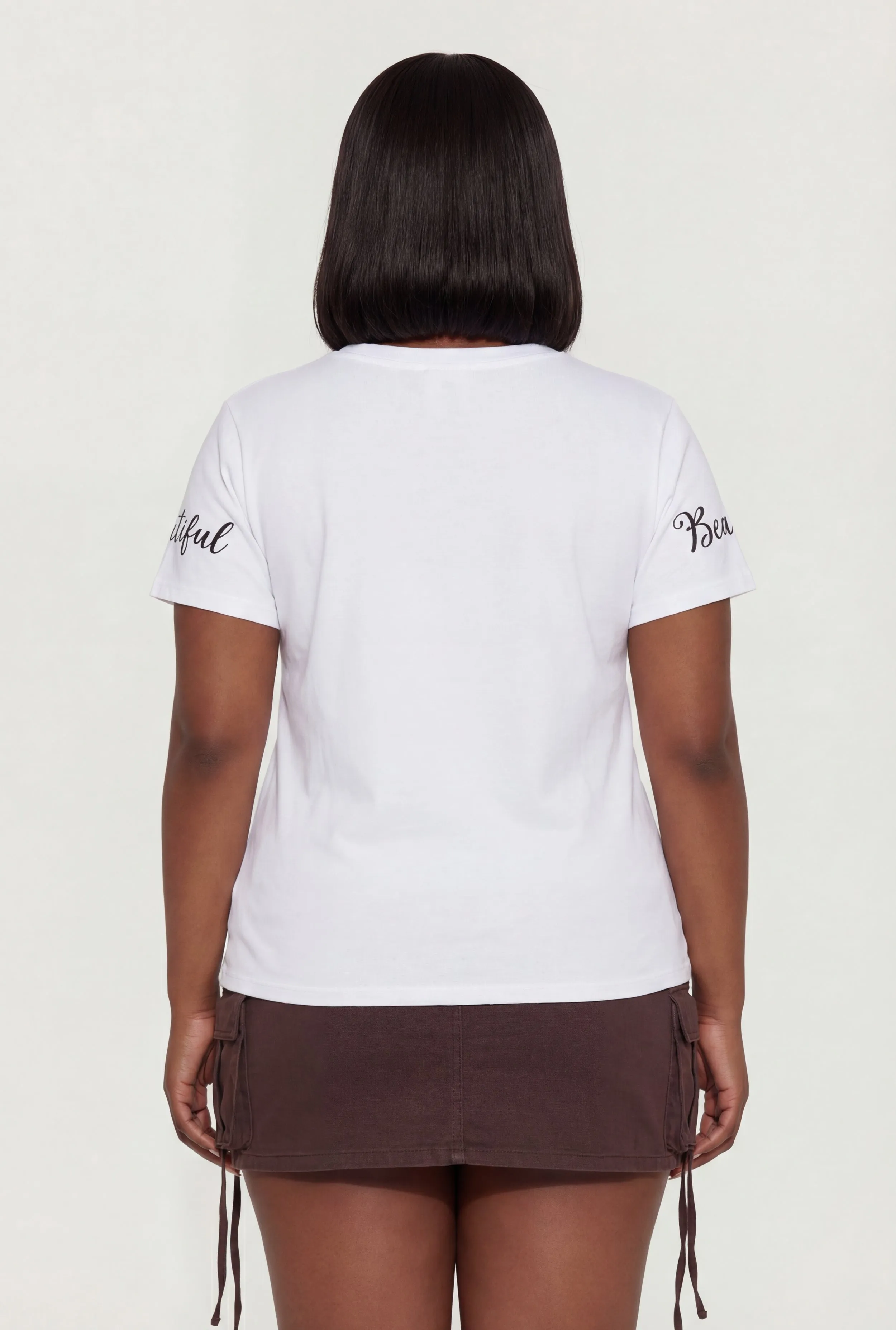 Plus Size Face Contour Graphic Tee sold by Rainbow product image thumbnail 5