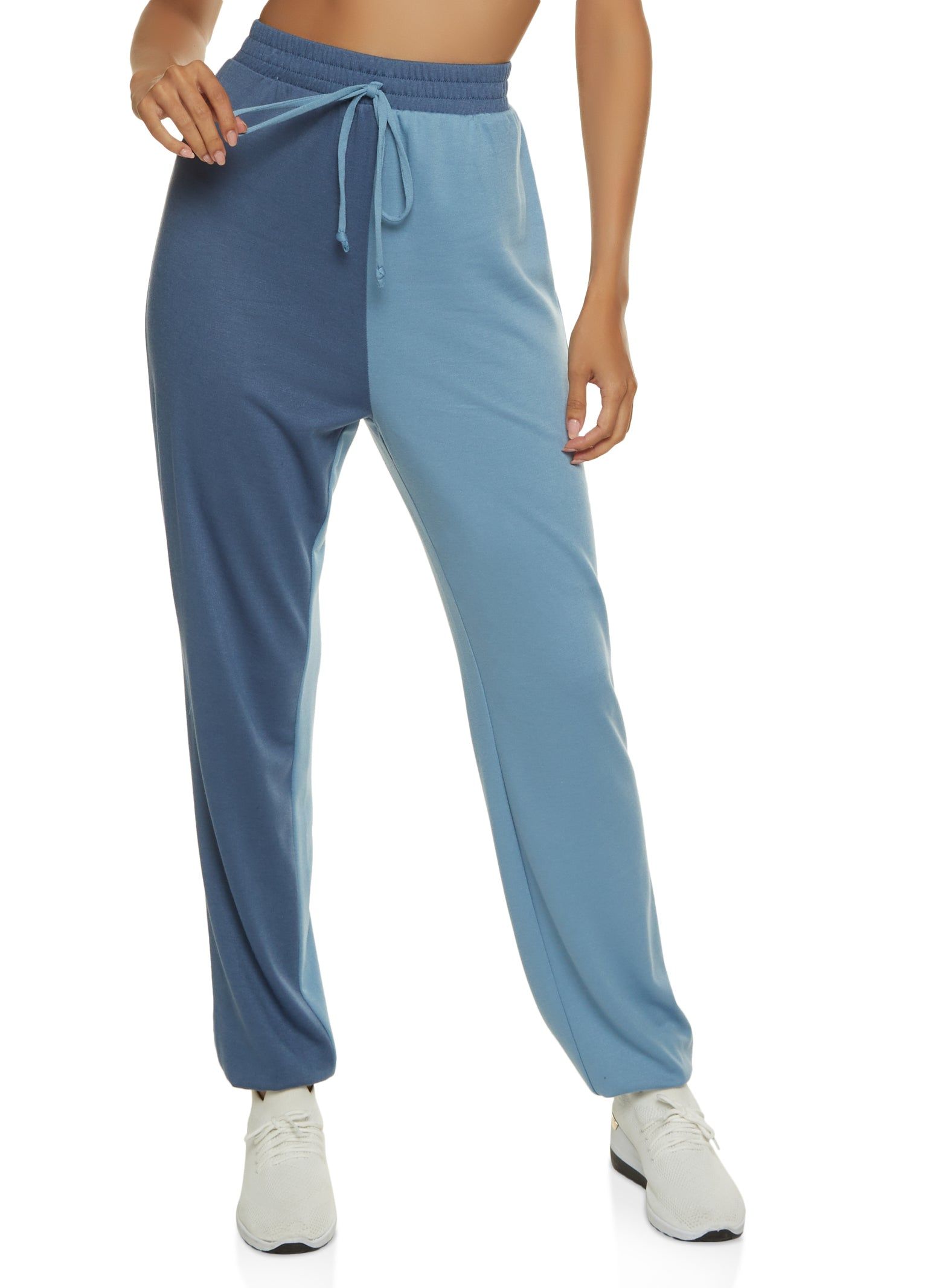 French Terry Two Tone Sweatpants sold by Rainbow