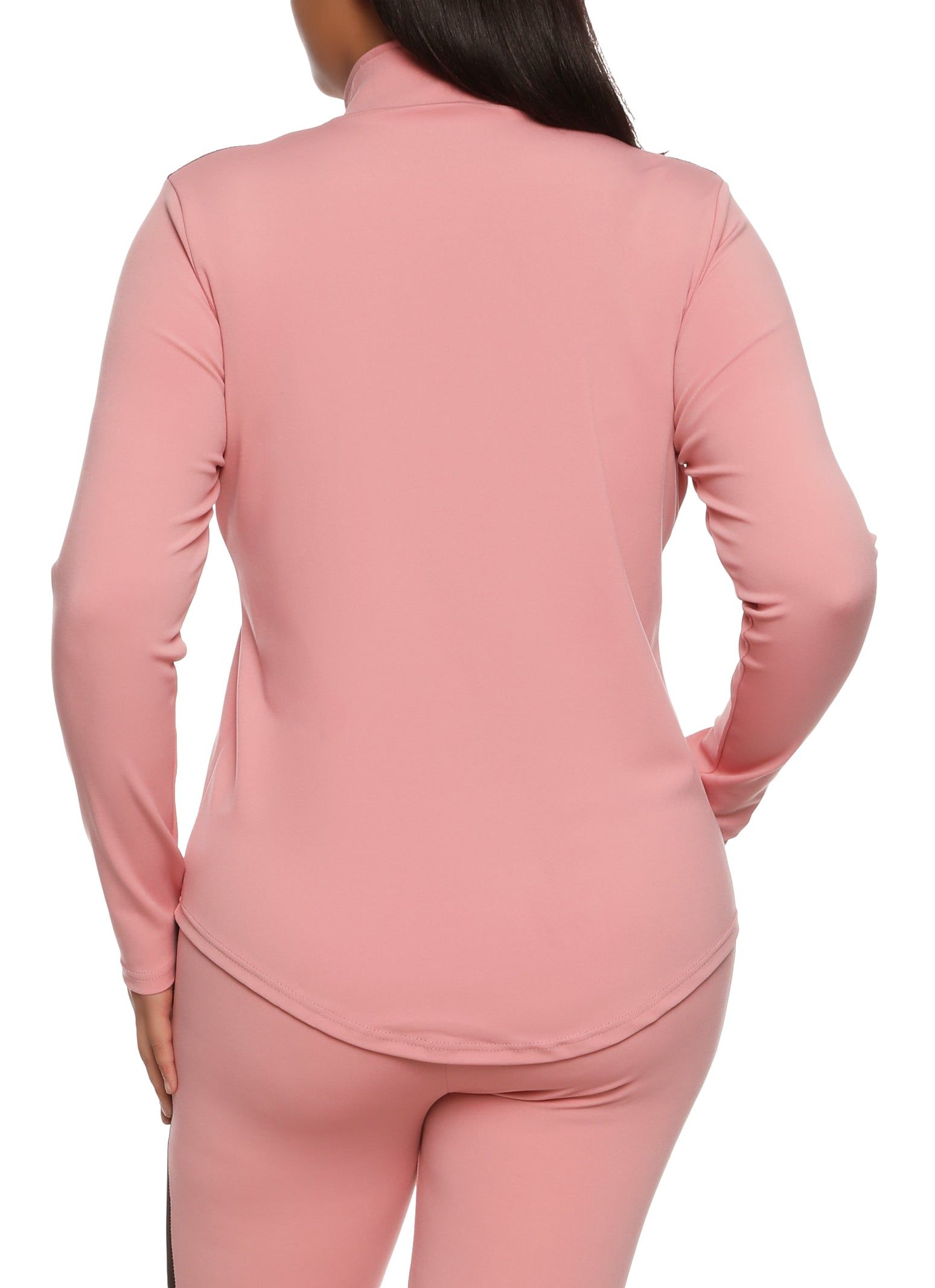 Plus Size Zip Front Mesh Detail Track Jacket sold by Rainbow product image thumbnail 3