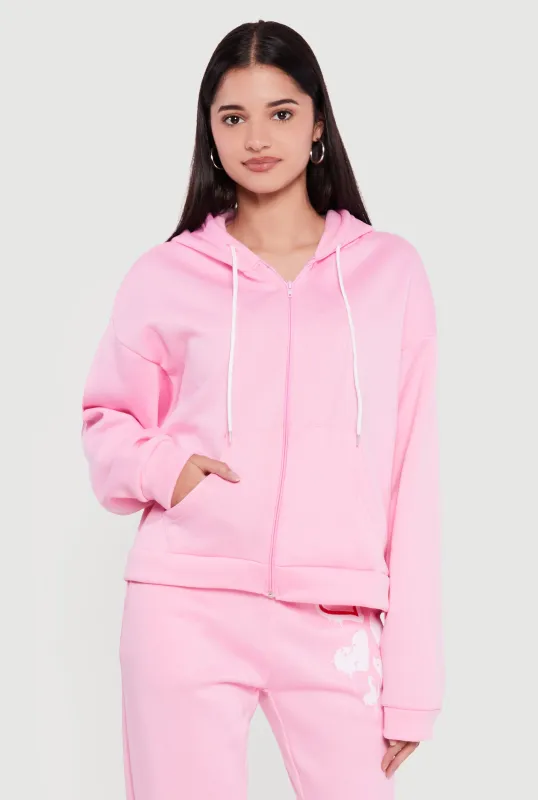Hooded Zip Front Fleece Lined Sweatshirt sold by Rainbow