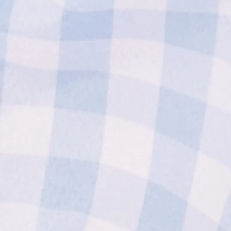 Plaid Lace Front Smocked Back Crop Top sold by Rainbow product image thumbnail 4