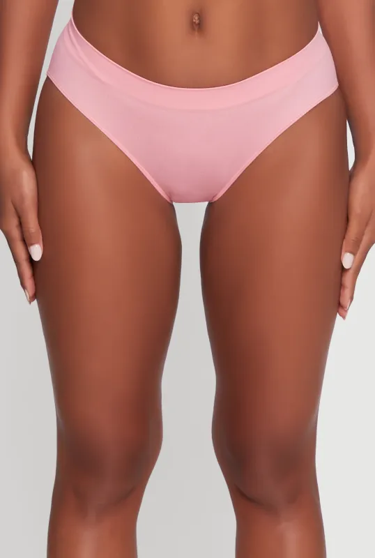 Seamless Rib Knit Basic Bikini Panty sold by Rainbow