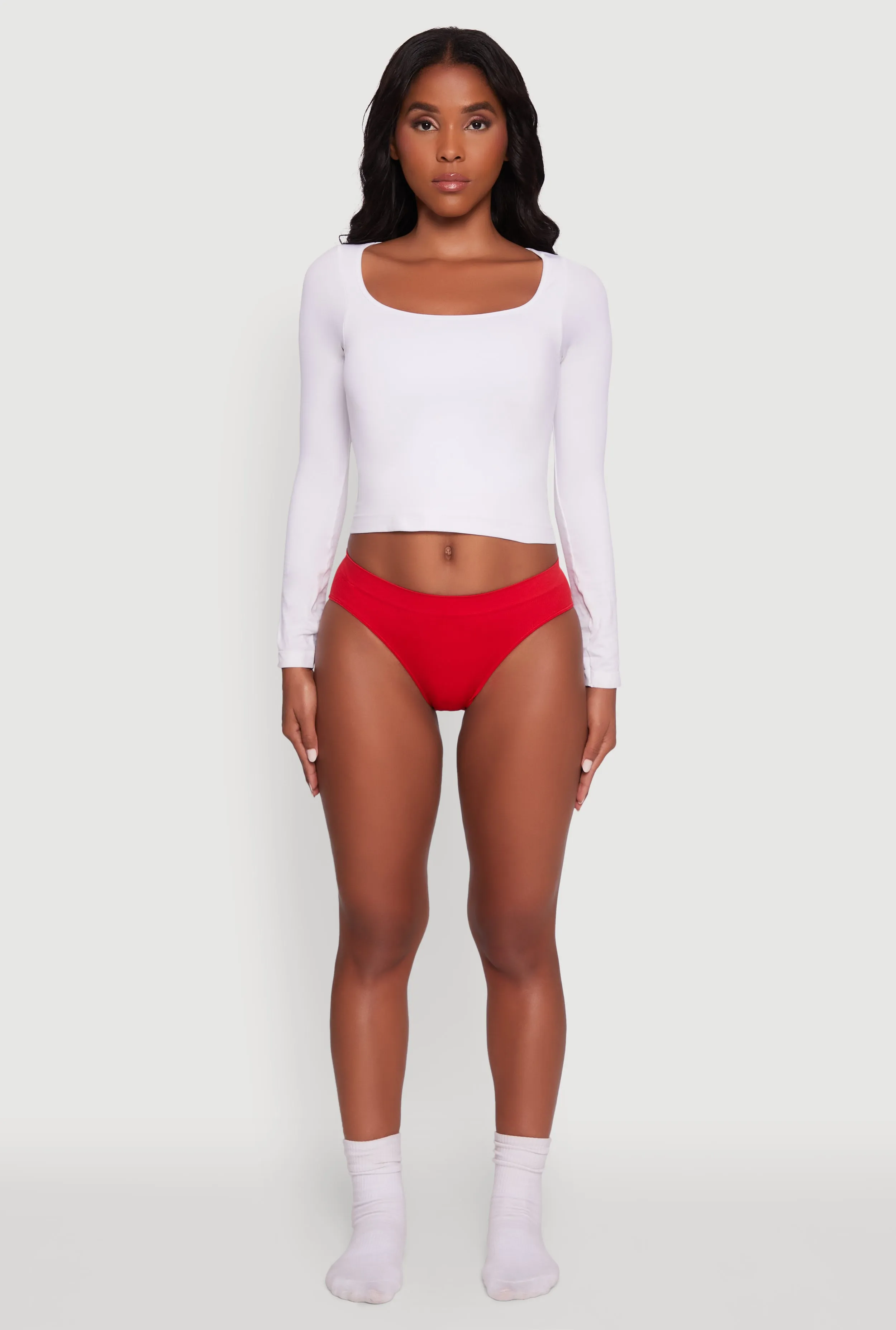 Seamless Rib Knit Basic Bikini Panty sold by Rainbow product image thumbnail 2