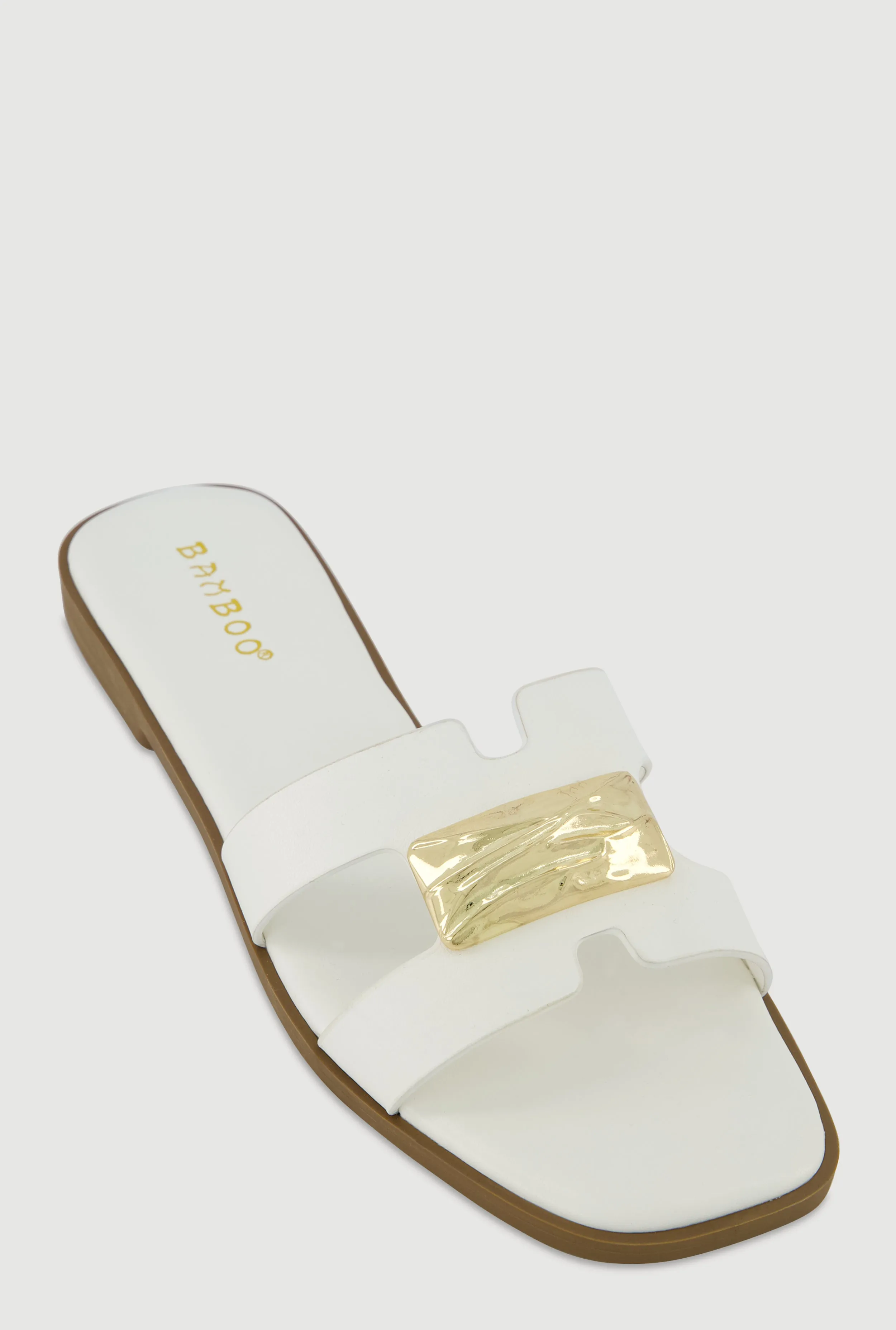 Metallic Pendant H Band Slide Sandals sold by Rainbow product image thumbnail 2