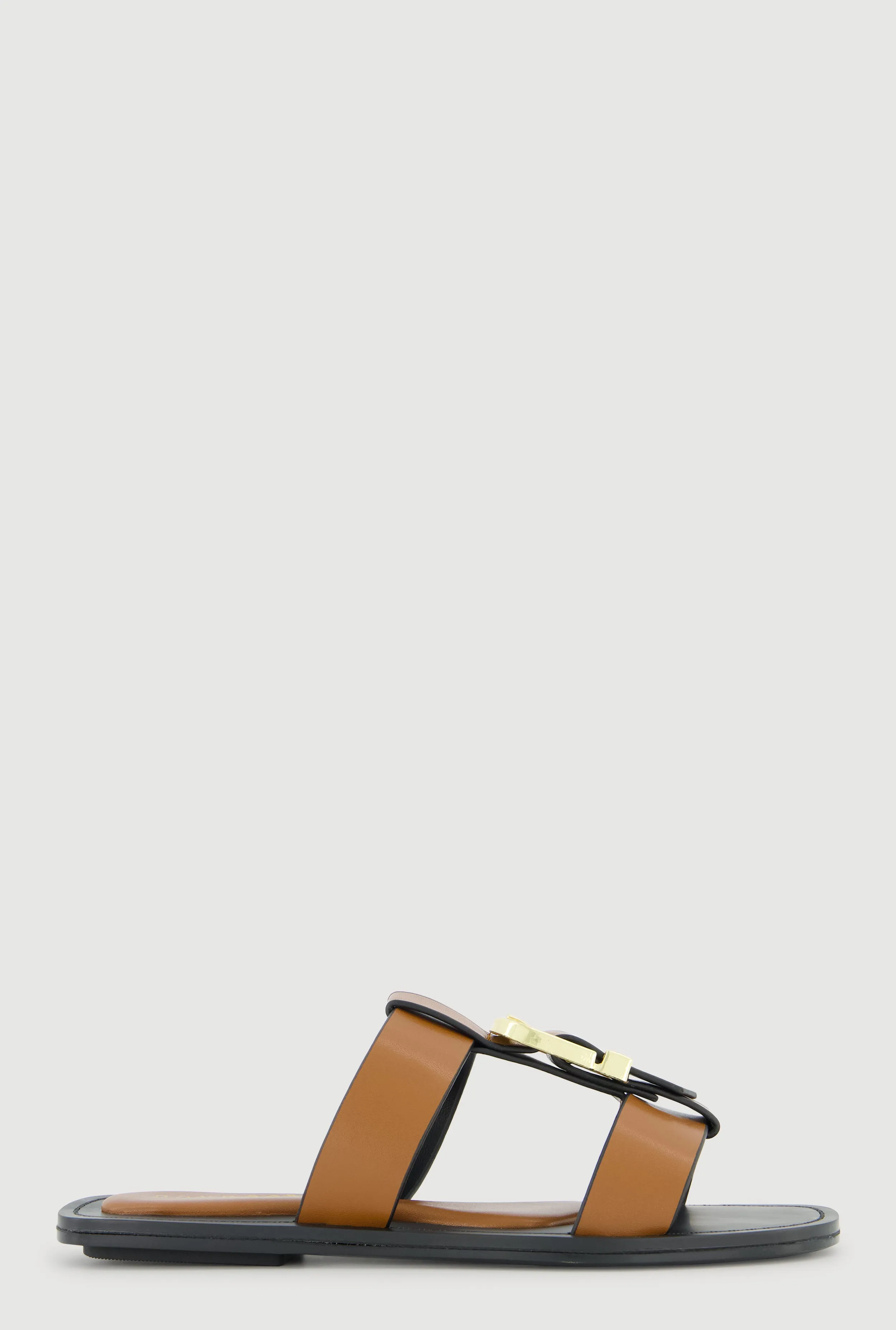 Metallic Buckle Open Toe Slide Sandals sold by Rainbow product image thumbnail 2