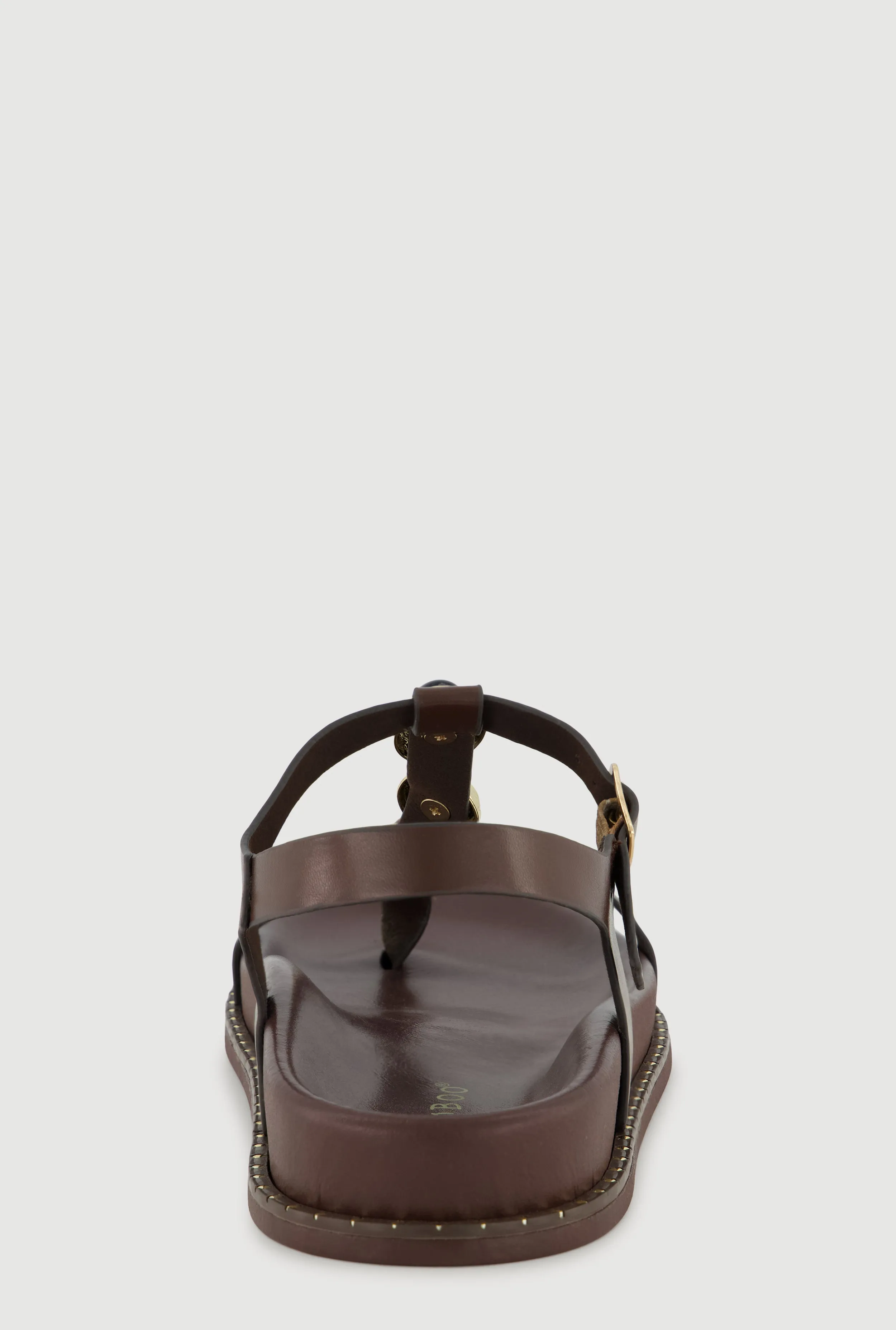 Faux Leather Gemstone Embellished Footbed Sandals sold by Rainbow product image thumbnail 3