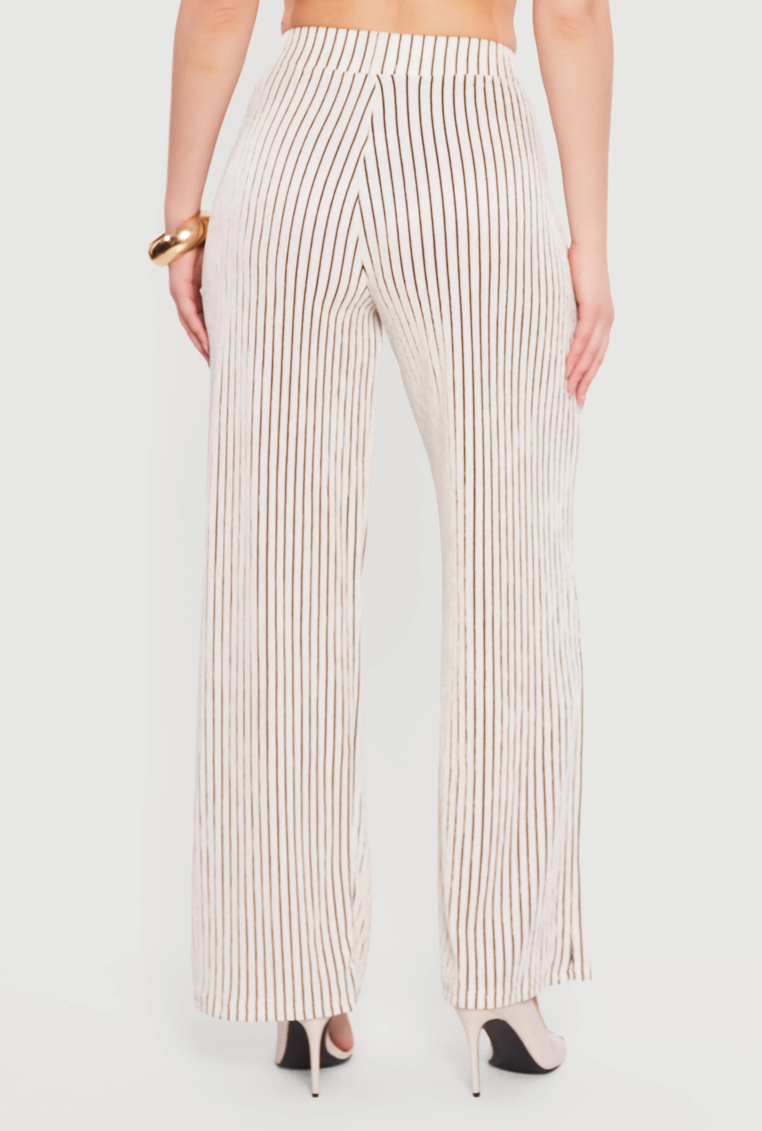 Plisse Striped Wide Leg Pants sold by Rainbow product image thumbnail 5