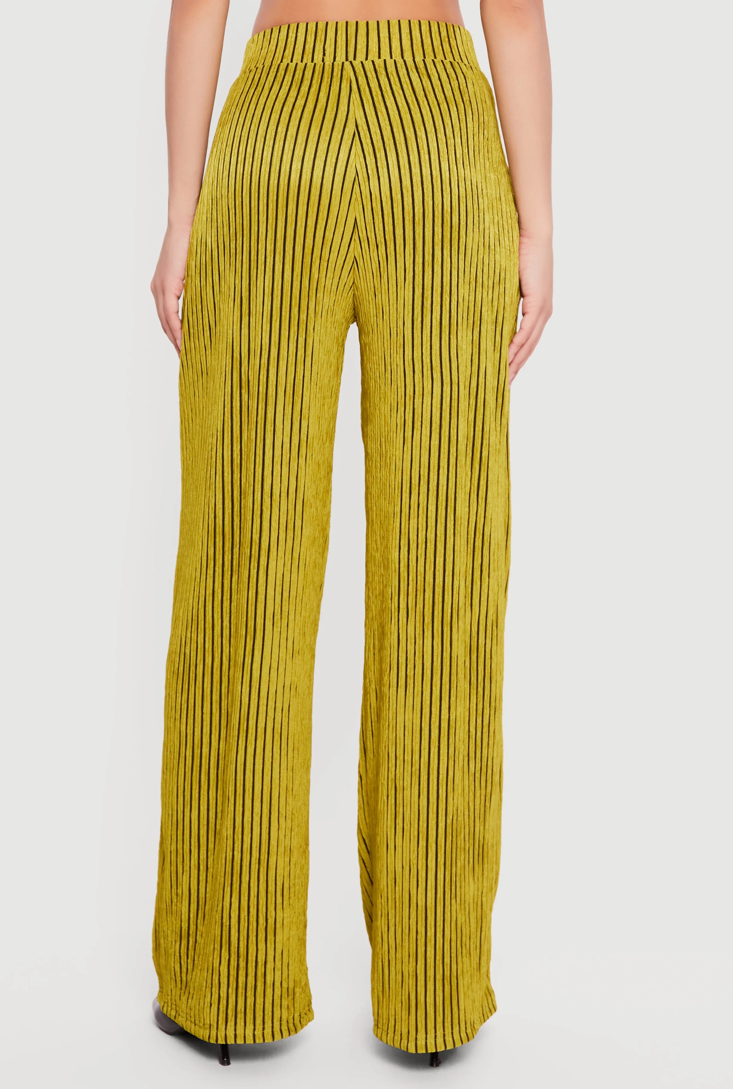 Plisse Striped Wide Leg Pants sold by Rainbow product image thumbnail 5