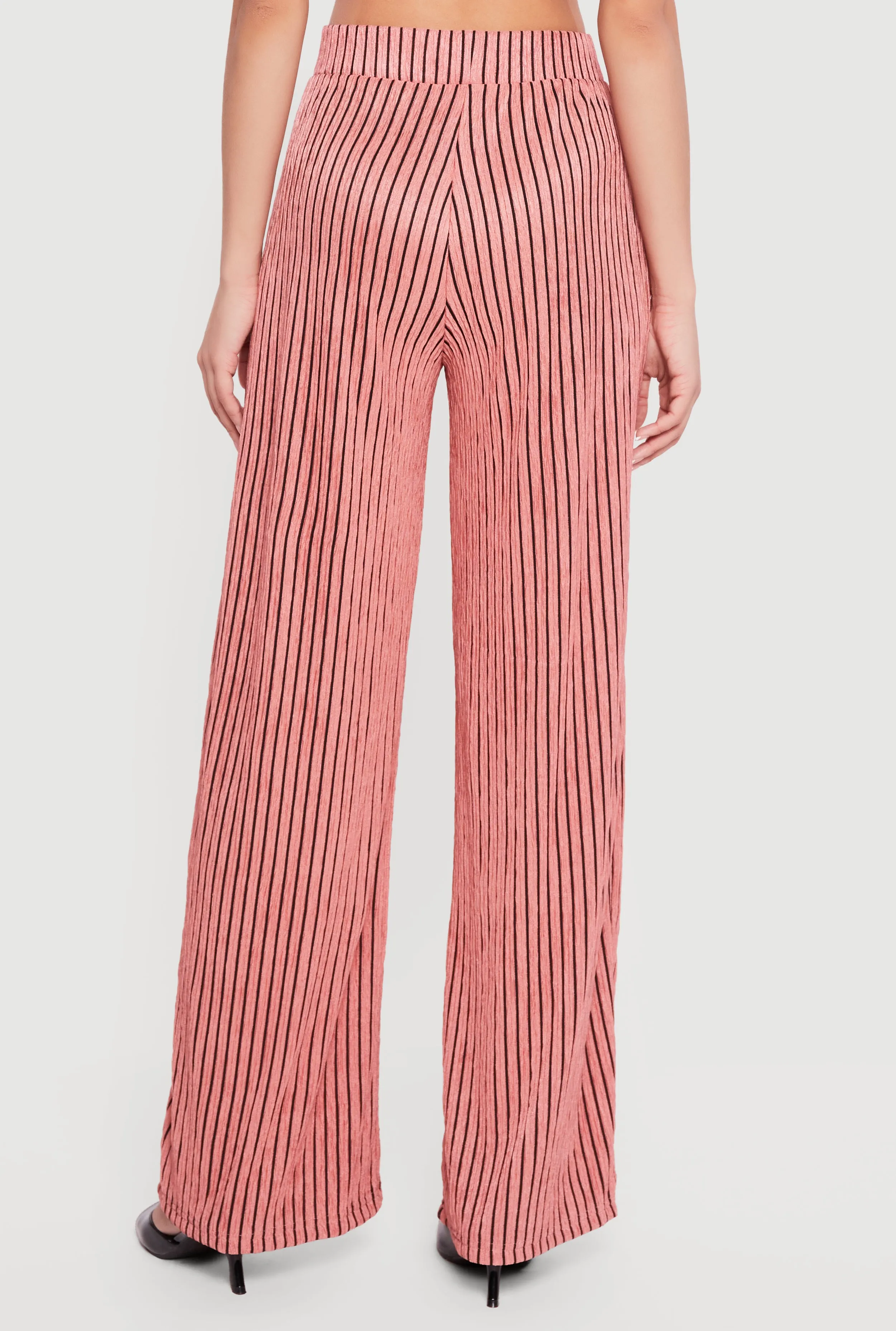 Plisse Striped Wide Leg Pants sold by Rainbow product image thumbnail 5