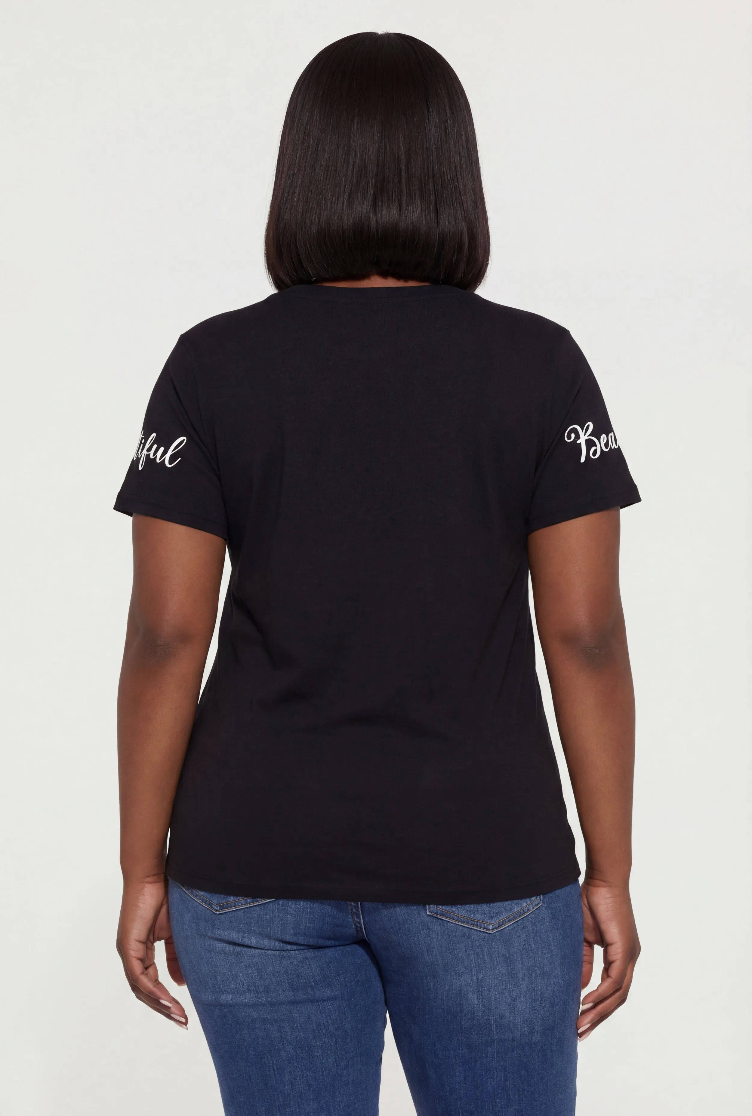 Plus Size Face Contour Graphic Tee sold by Rainbow product image thumbnail 5