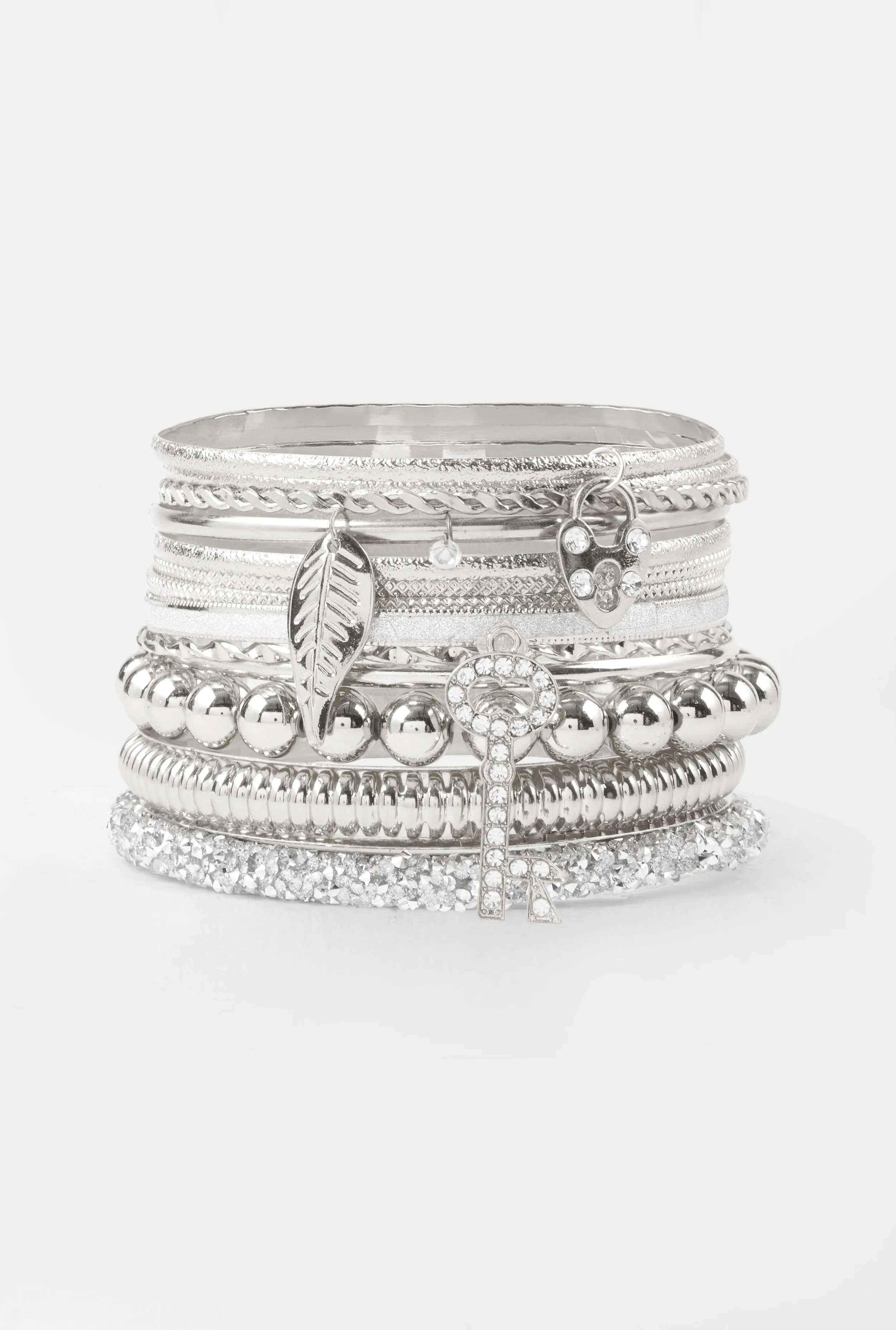 Assorted Cubic Zirconia Bangles Set of 13 sold by Rainbow