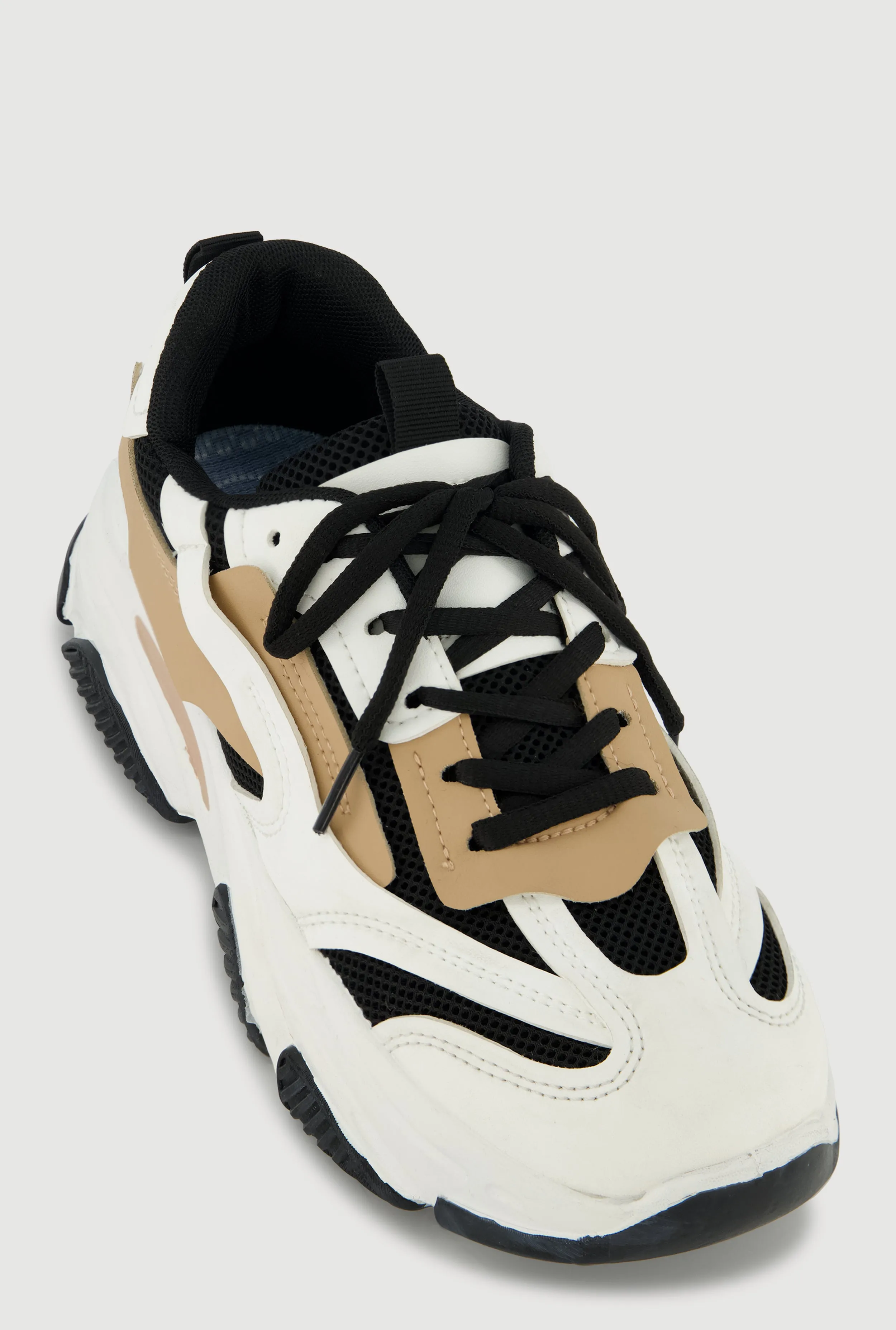 Lace Up Chunky Sneakers sold by Rainbow