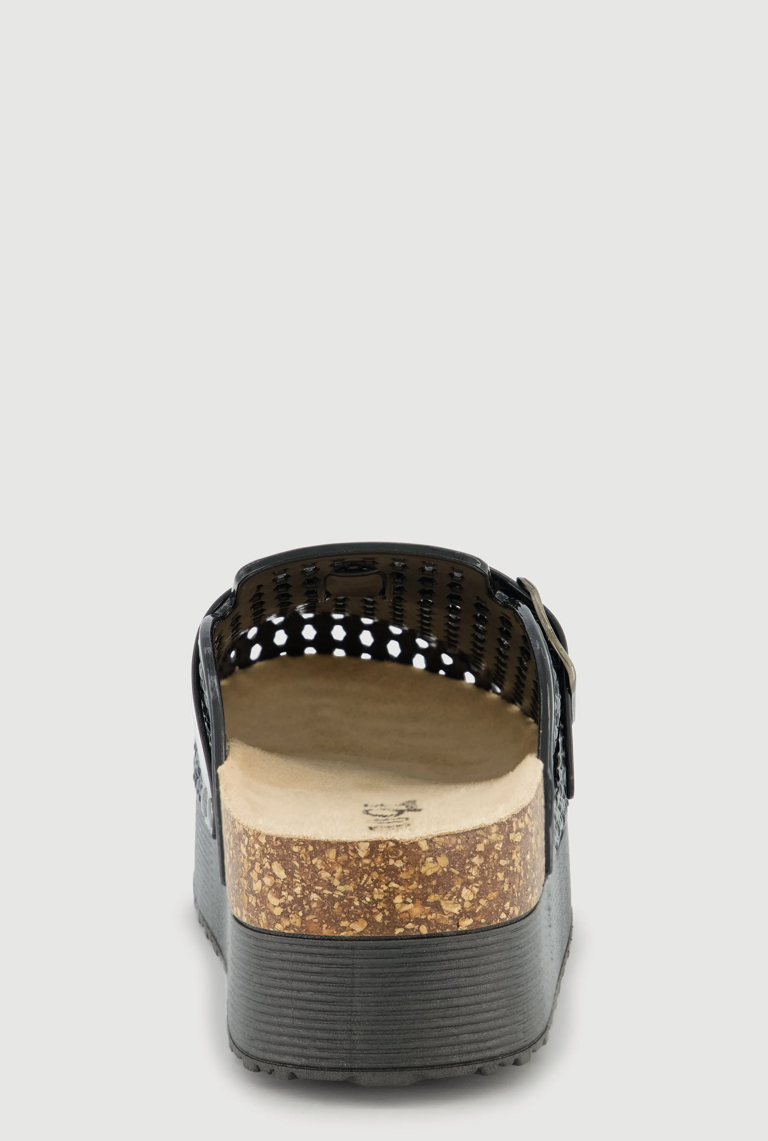 Jelly Buckle Detail Platform Footbed Clogs sold by Rainbow product image thumbnail 3