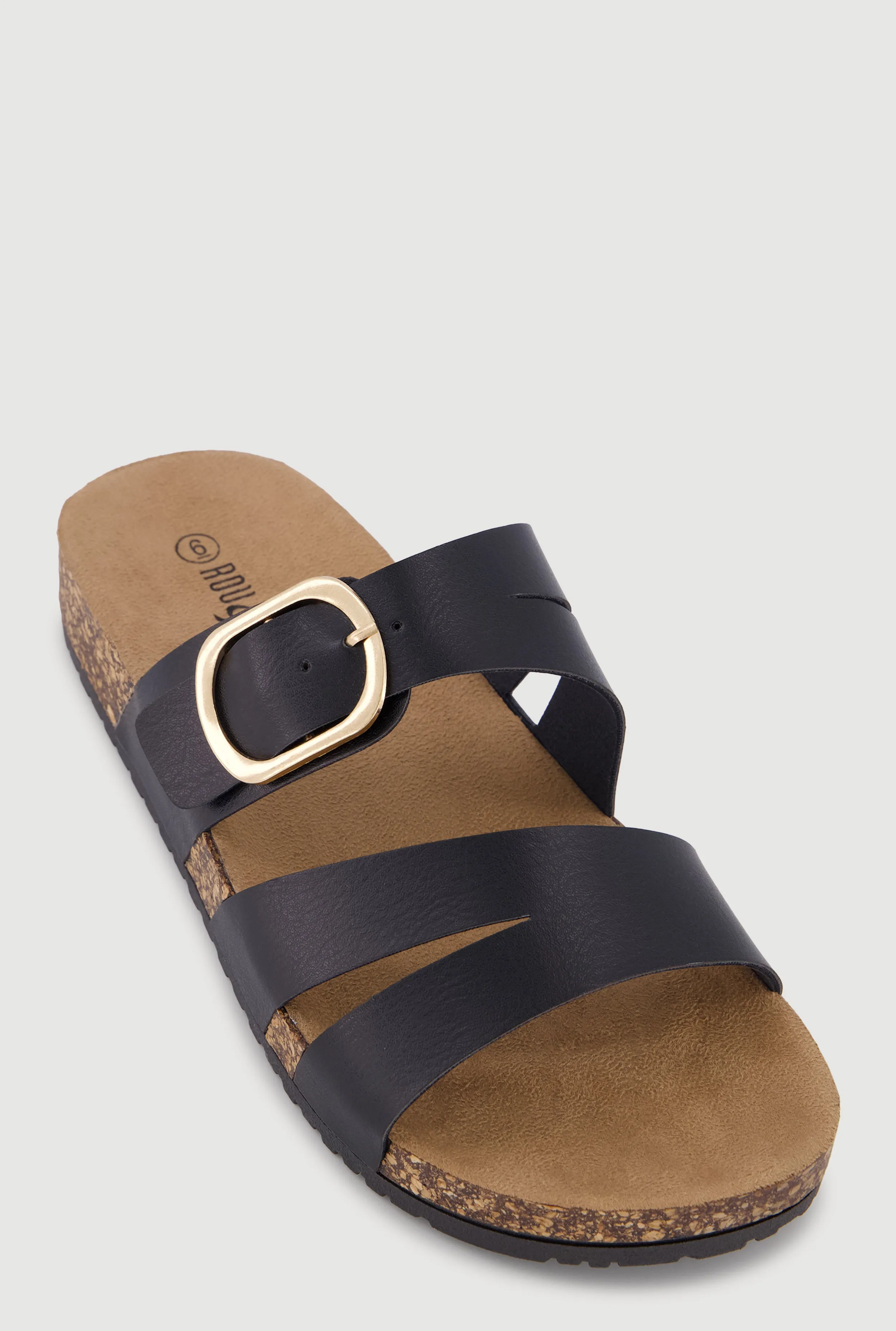 Slit Double Band Footbed Sandals sold by Rainbow product image thumbnail 2