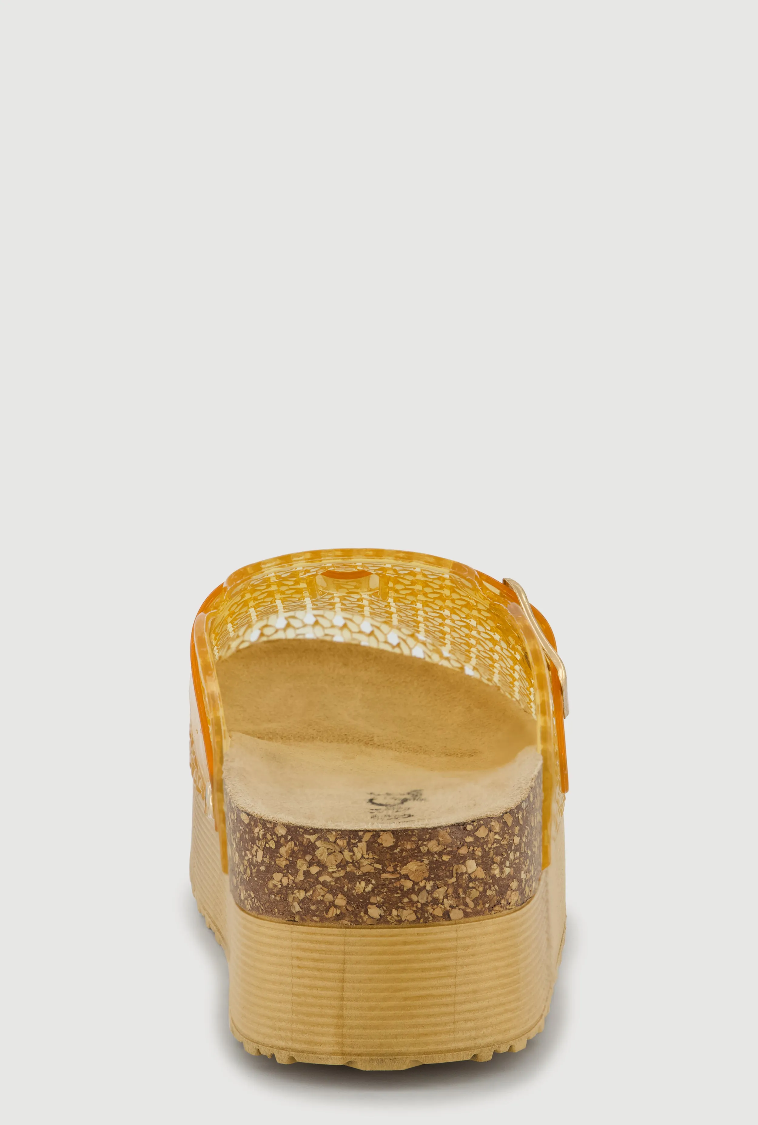 Jelly Buckle Detail Platform Footbed Clogs sold by Rainbow product image thumbnail 3