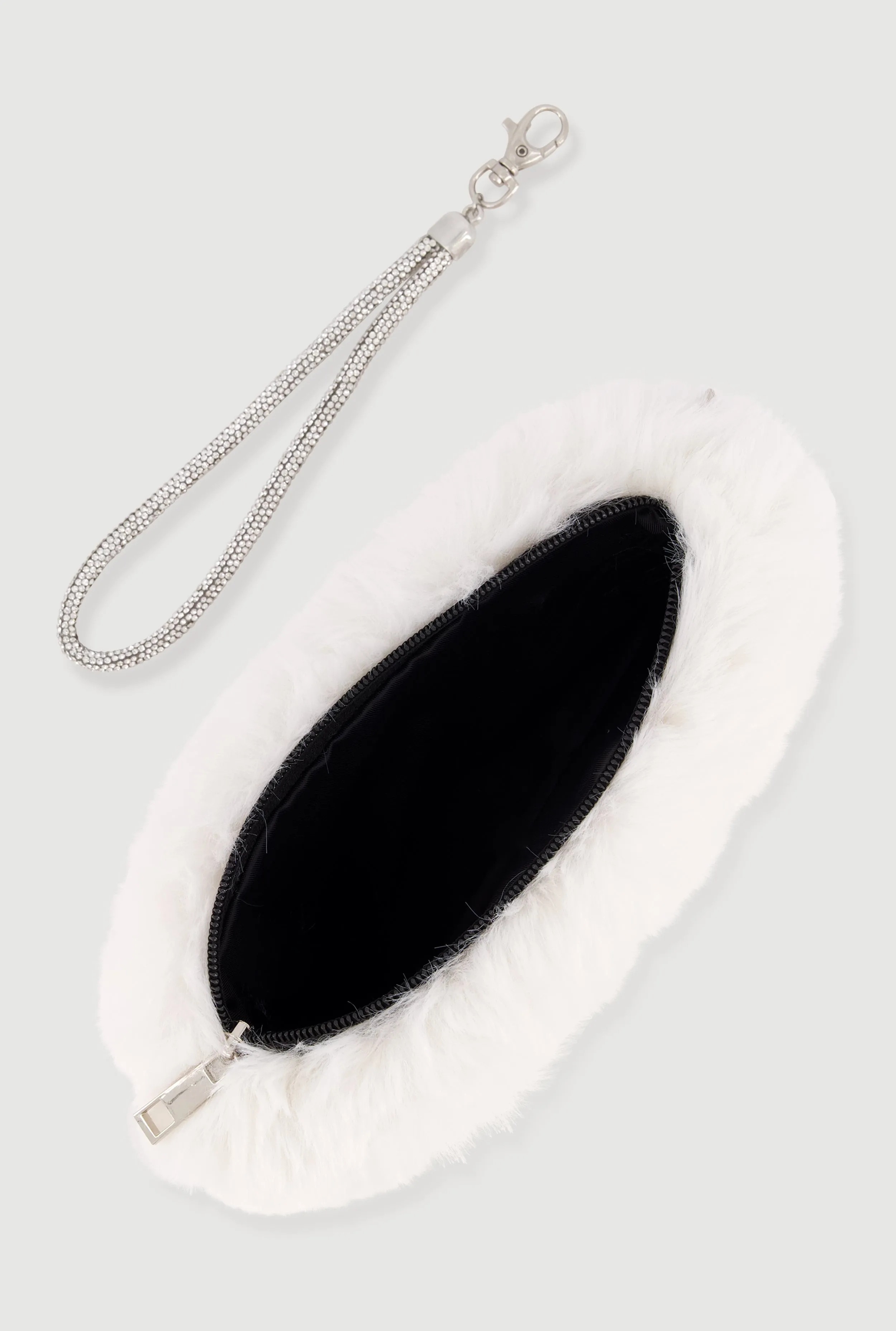 Faux Fur Wristlet with Removable Strap sold by Rainbow product image thumbnail 5