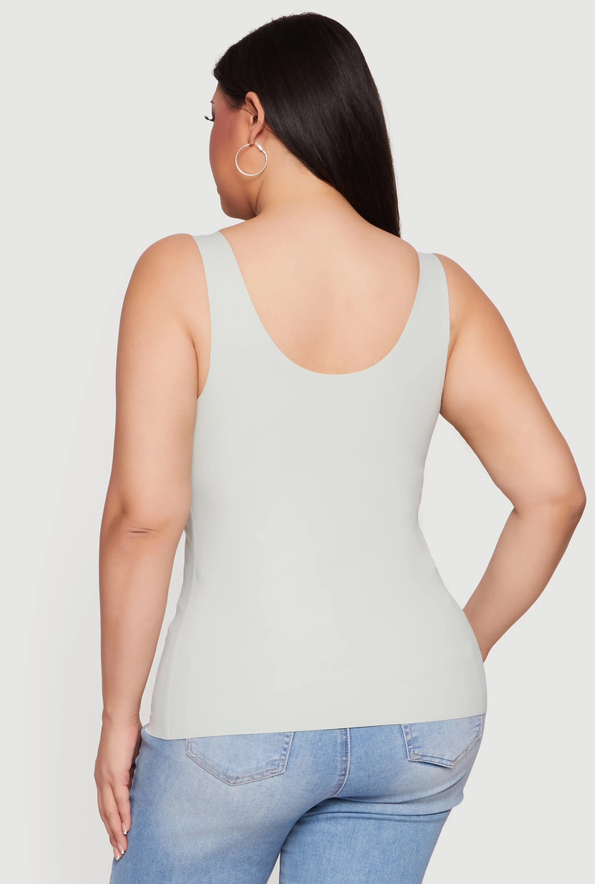 Plus Size Seamless Double Layered Tank Top sold by Rainbow product image thumbnail 5