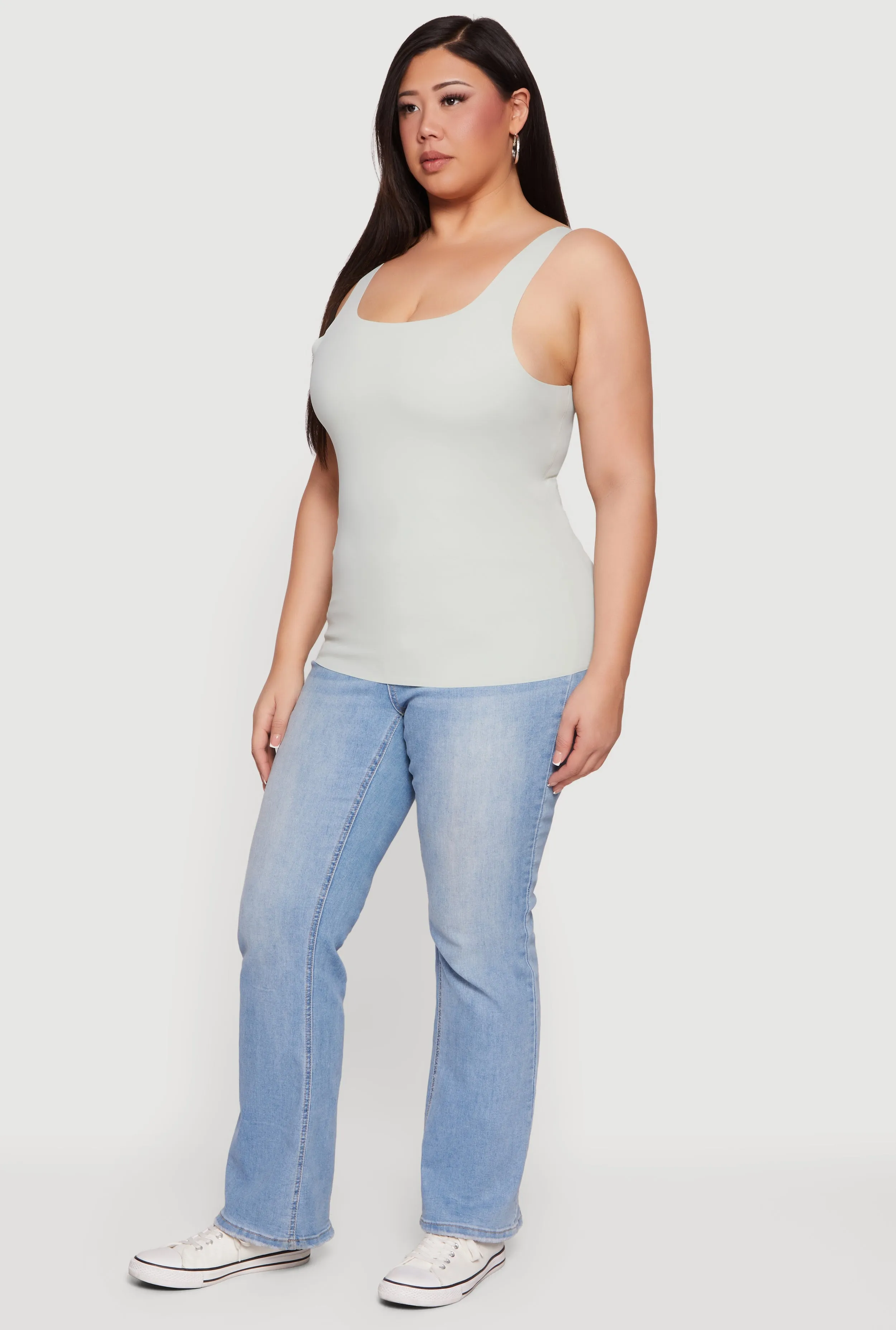 Plus Size Seamless Double Layered Tank Top sold by Rainbow product image thumbnail 3