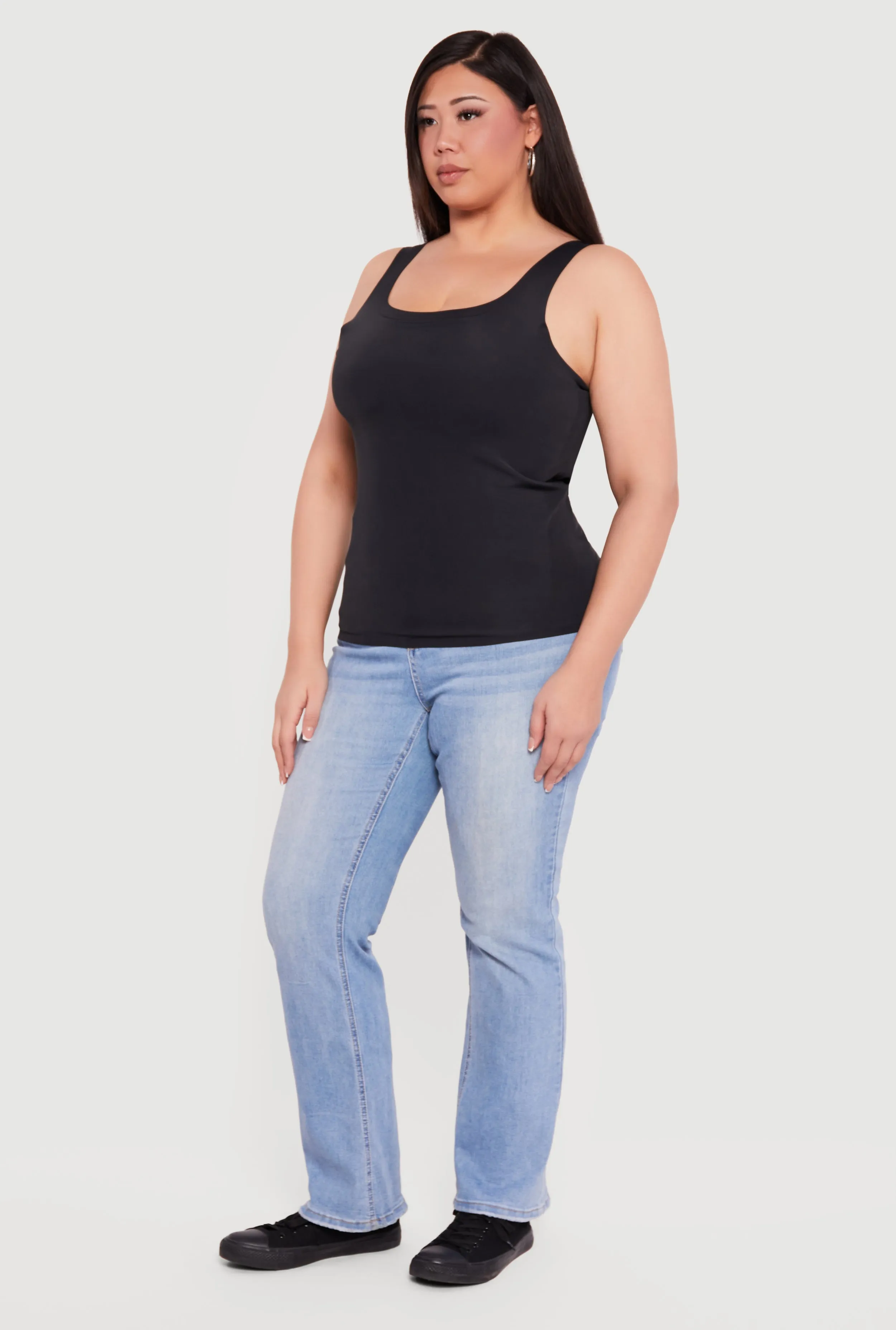 Plus Size Seamless Double Layered Tank Top sold by Rainbow product image thumbnail 3