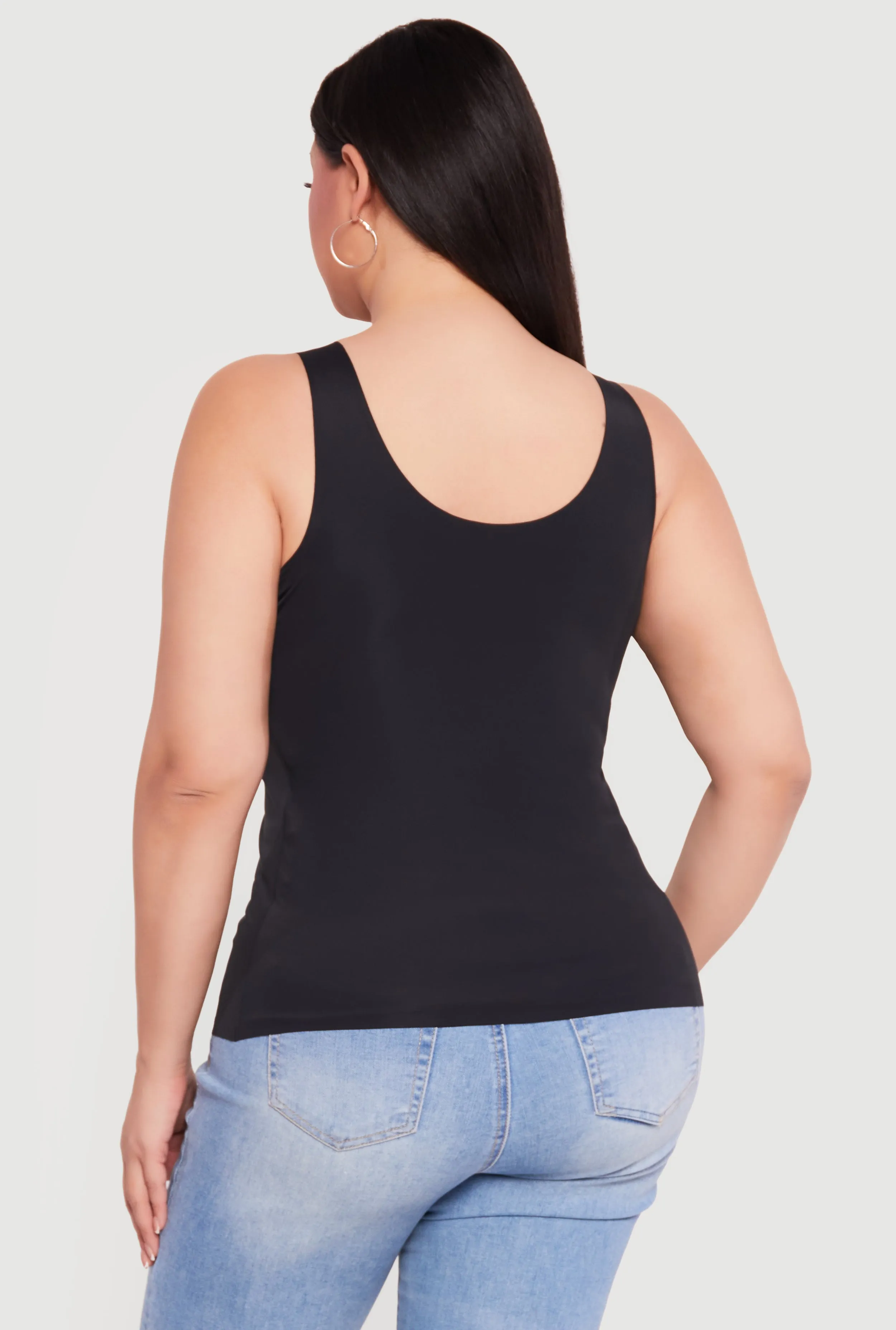 Plus Size Seamless Double Layered Tank Top sold by Rainbow product image thumbnail 5