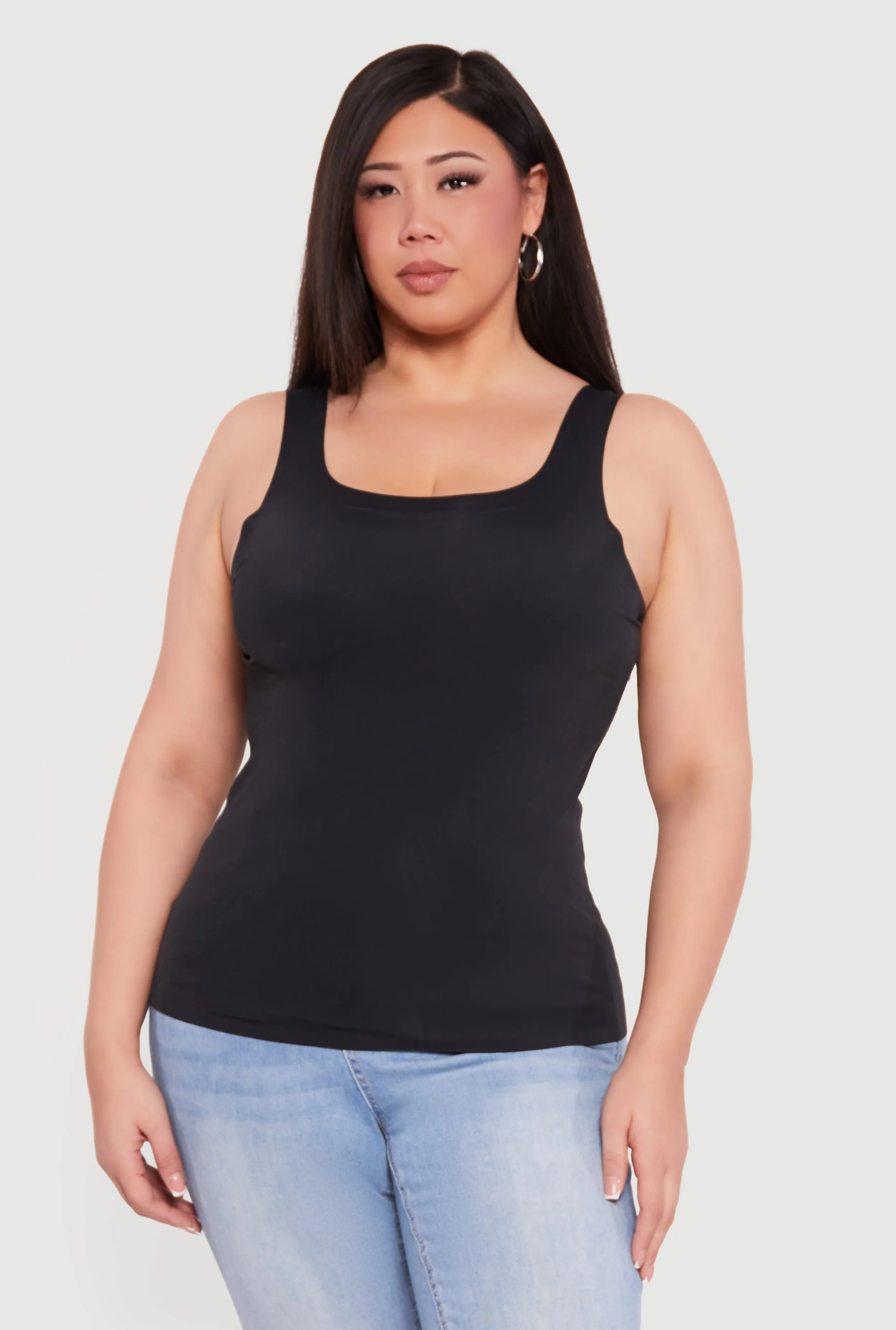 Plus Size Seamless Double Layered Tank Top sold by Rainbow product image thumbnail 2