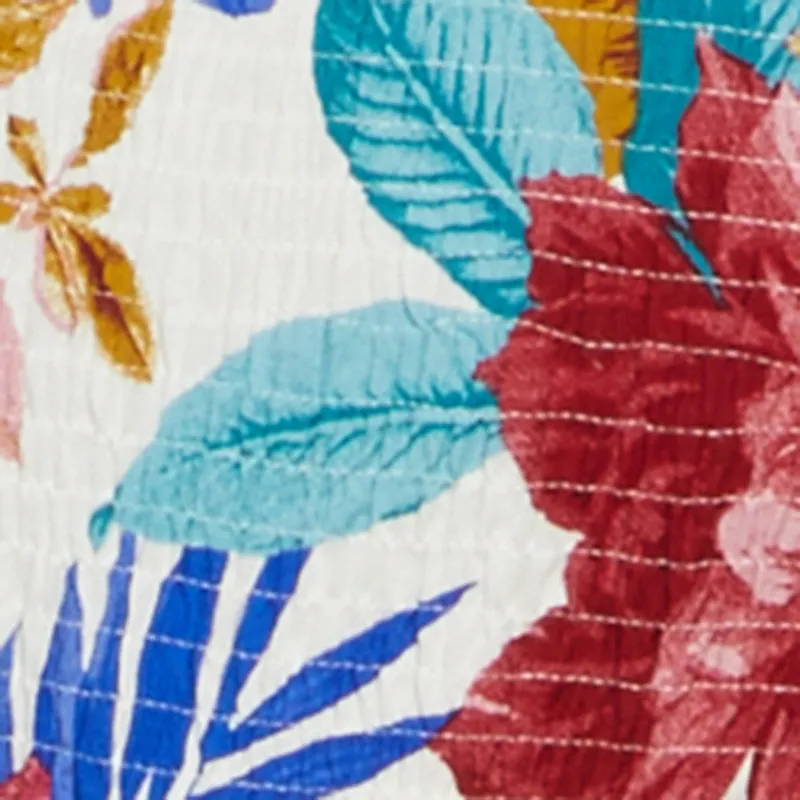 Plus Size Floral Print Puff Sleeve Tiered Maxi Dress sold by Rainbow product image thumbnail 4