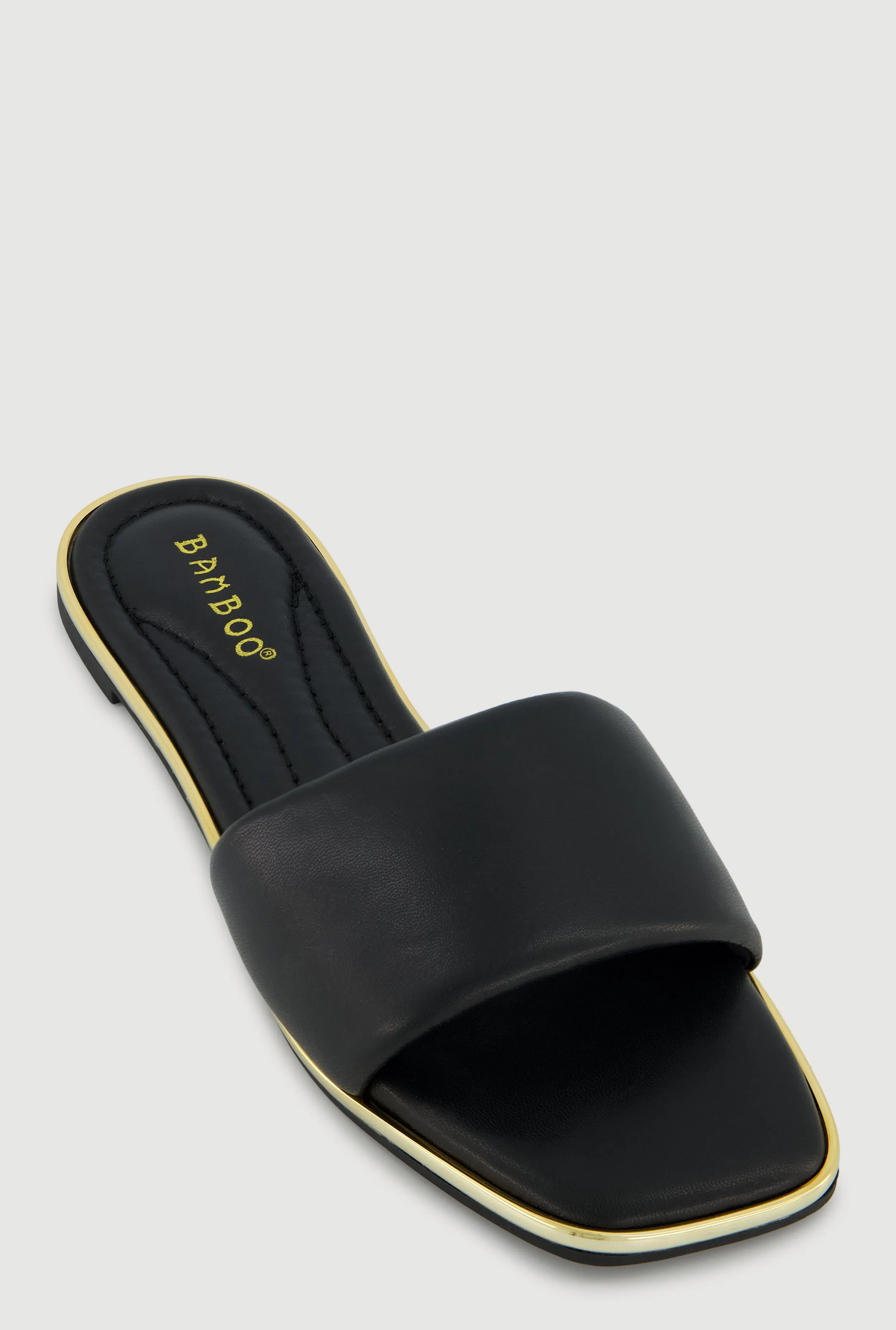 Metallic Trim Single Band Slide Sandals sold by Rainbow product image thumbnail 2