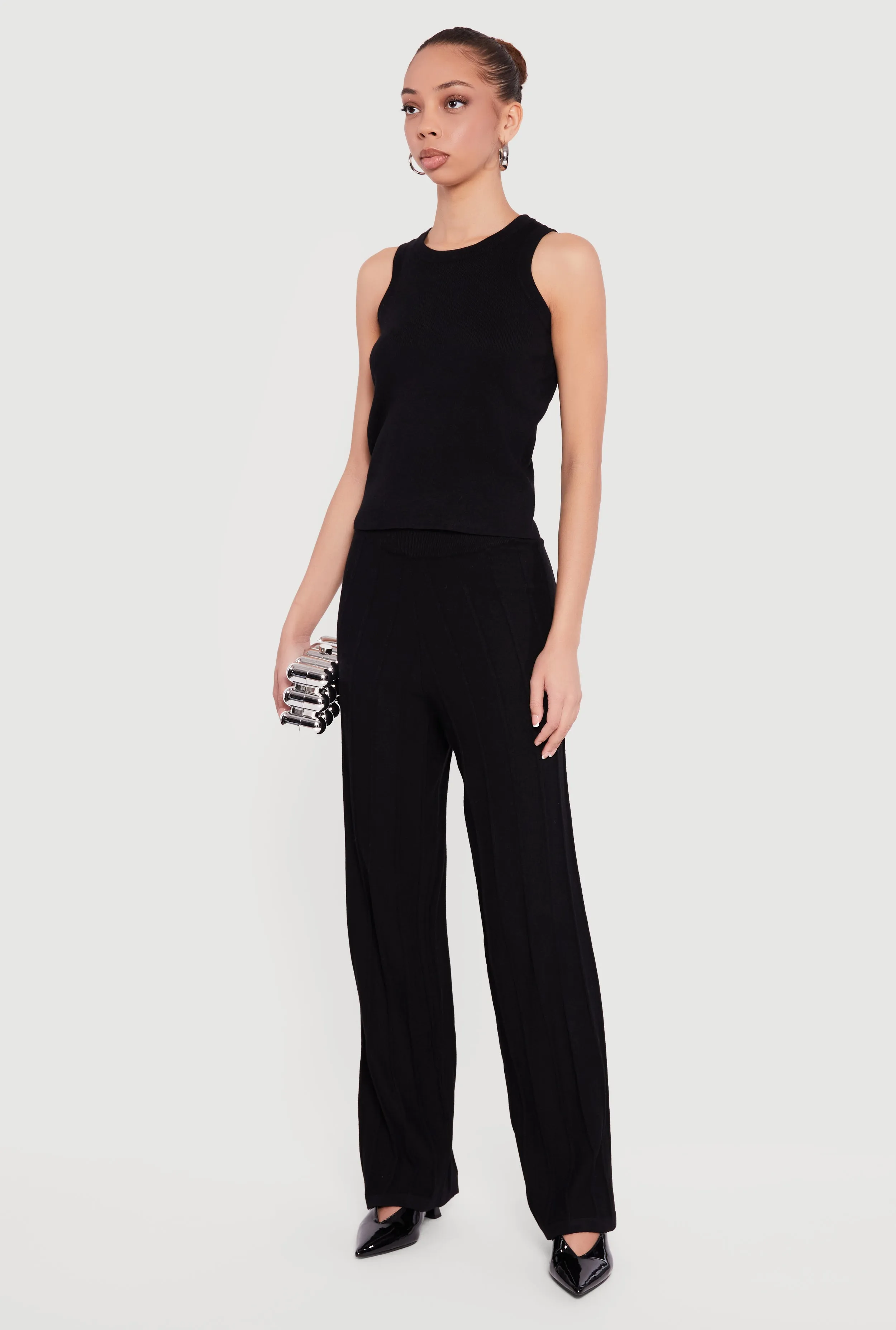 Solid Crew Neck Tank Top sold by Rainbow product image thumbnail 3