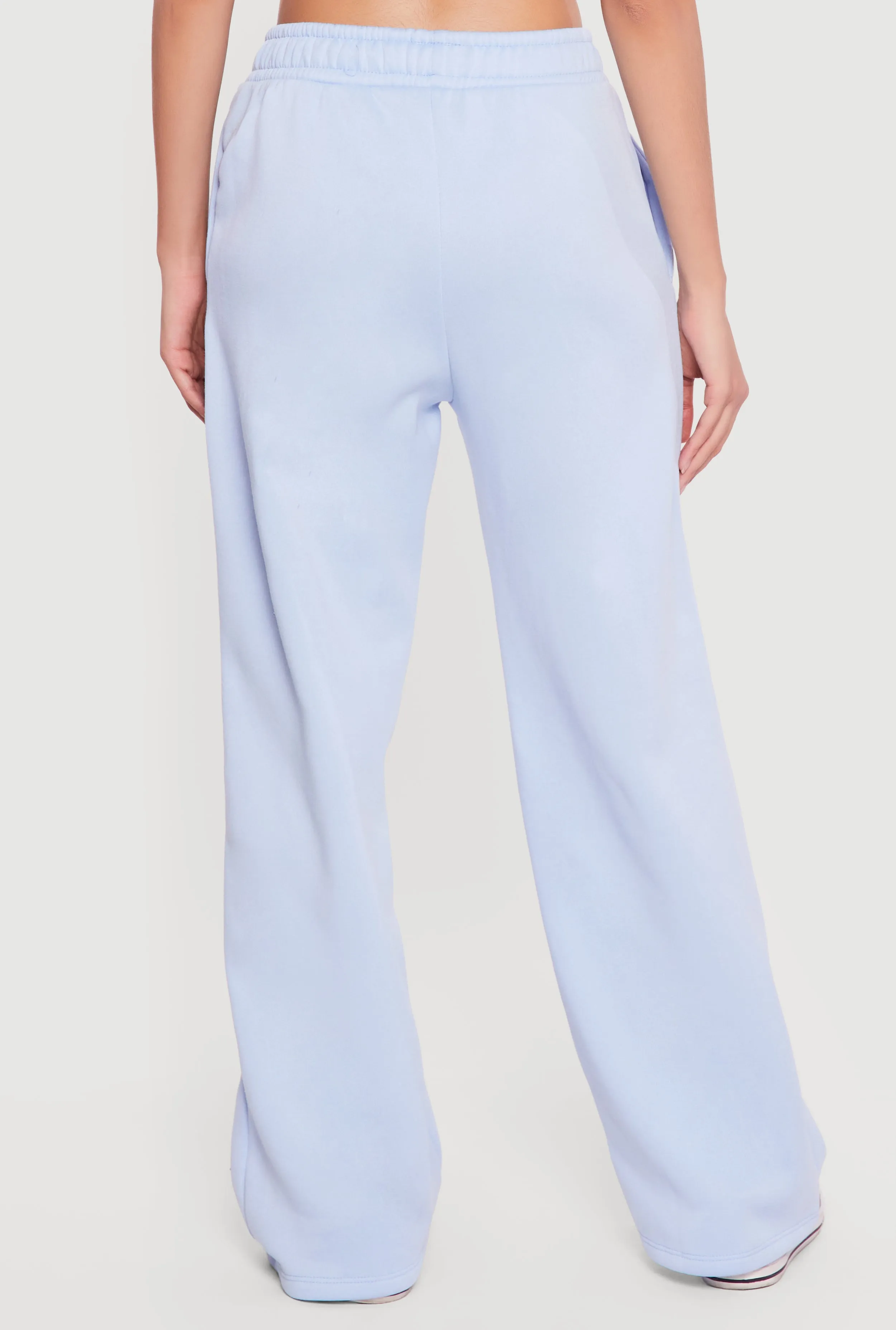 Solid Wide Leg Pull On Sweatpants sold by Rainbow product image thumbnail 5
