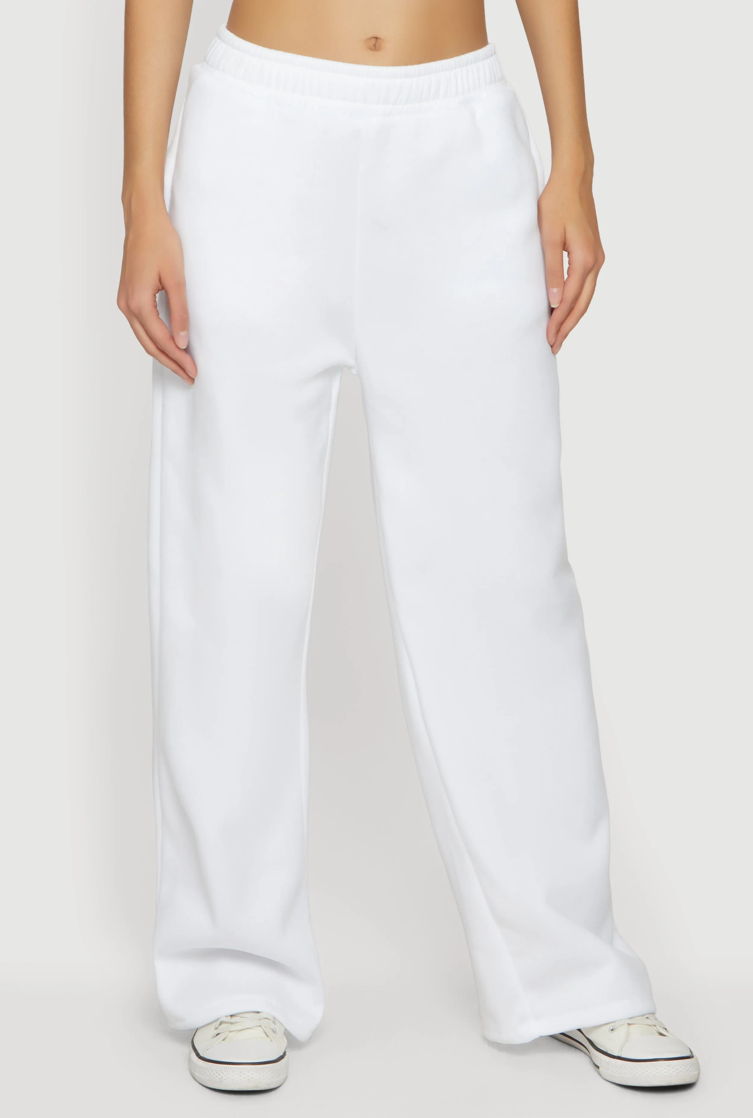Solid Wide Leg Pull On Sweatpants sold by Rainbow product image thumbnail 3
