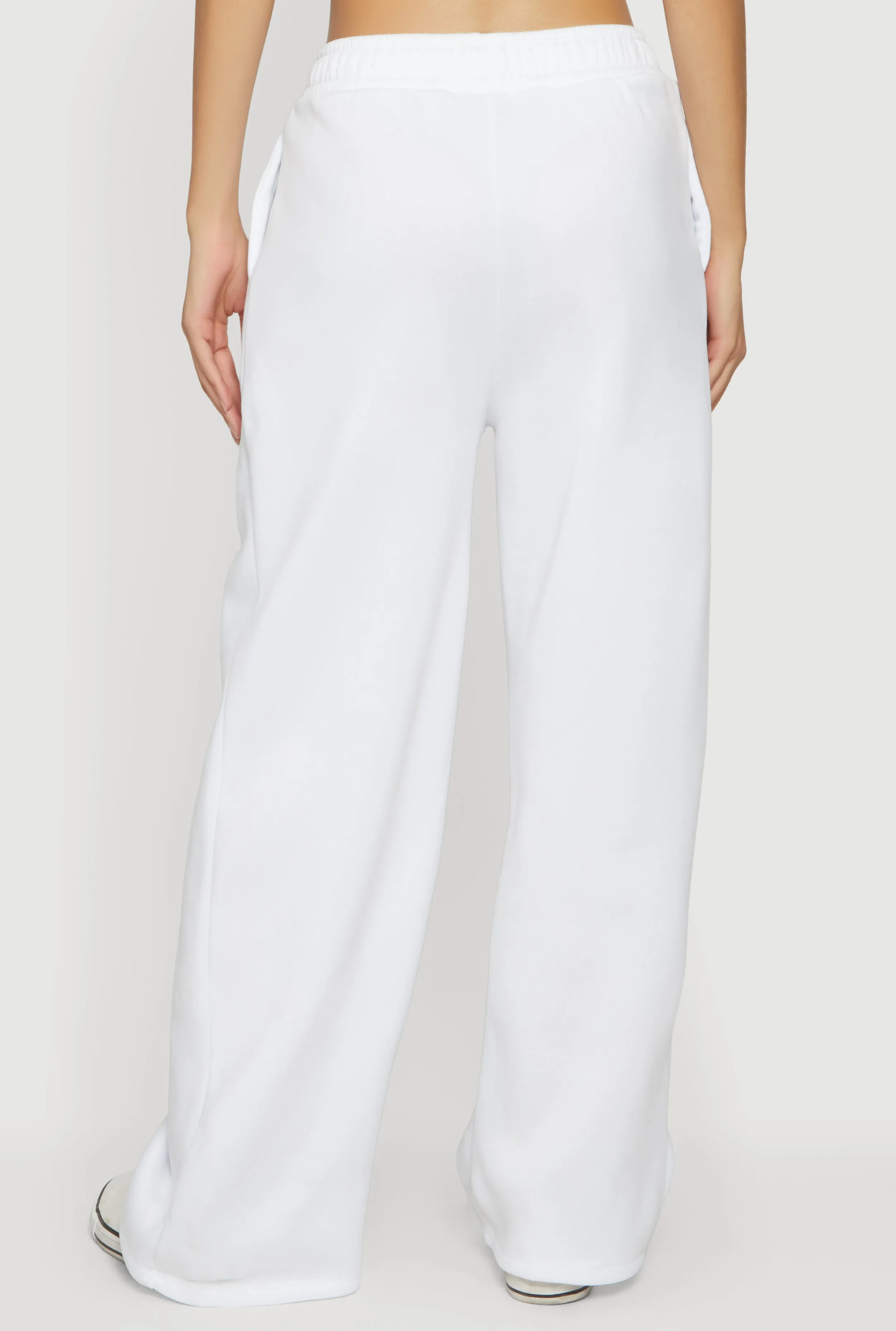 Solid Wide Leg Pull On Sweatpants sold by Rainbow product image thumbnail 5