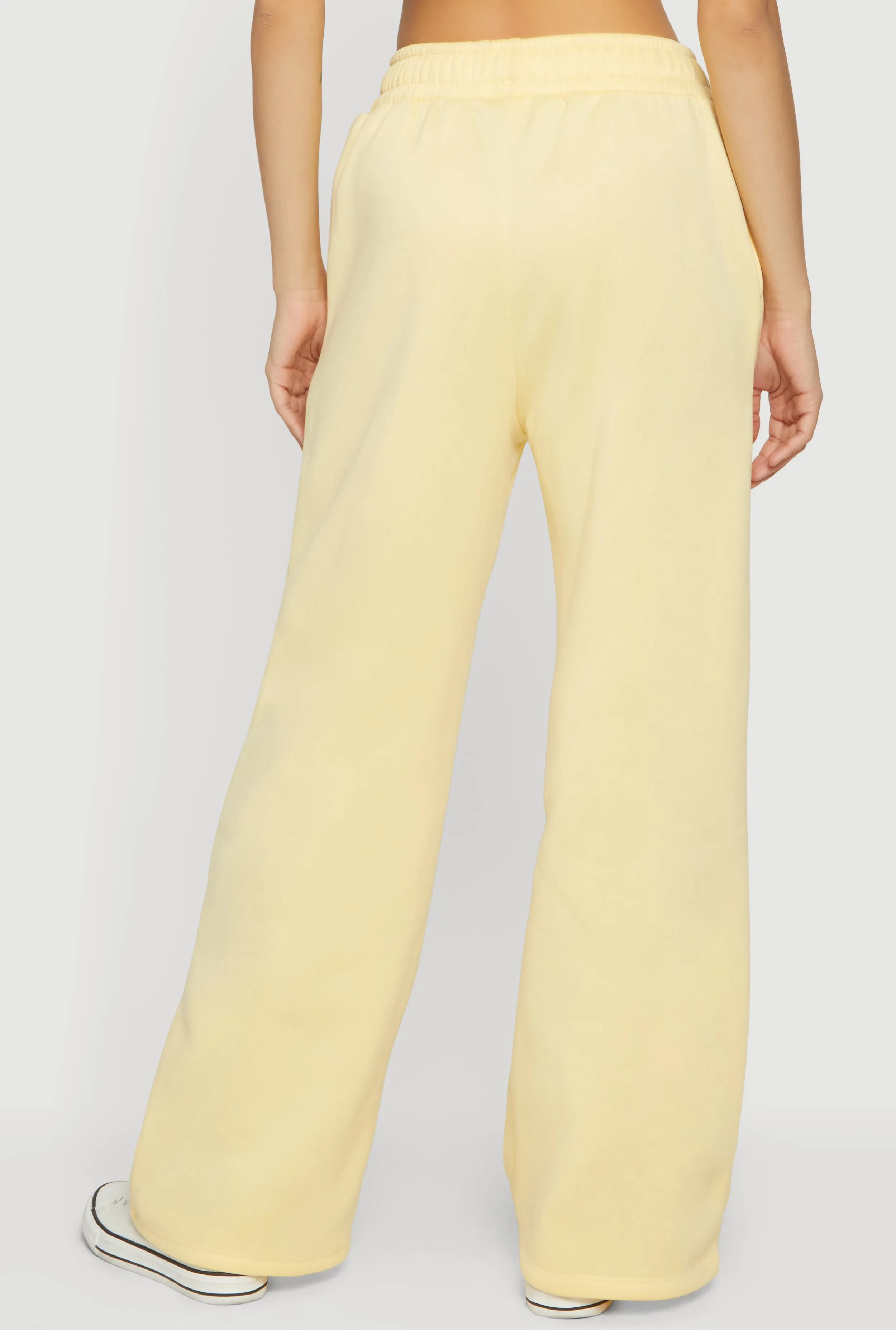Solid Wide Leg Pull On Sweatpants sold by Rainbow product image thumbnail 5