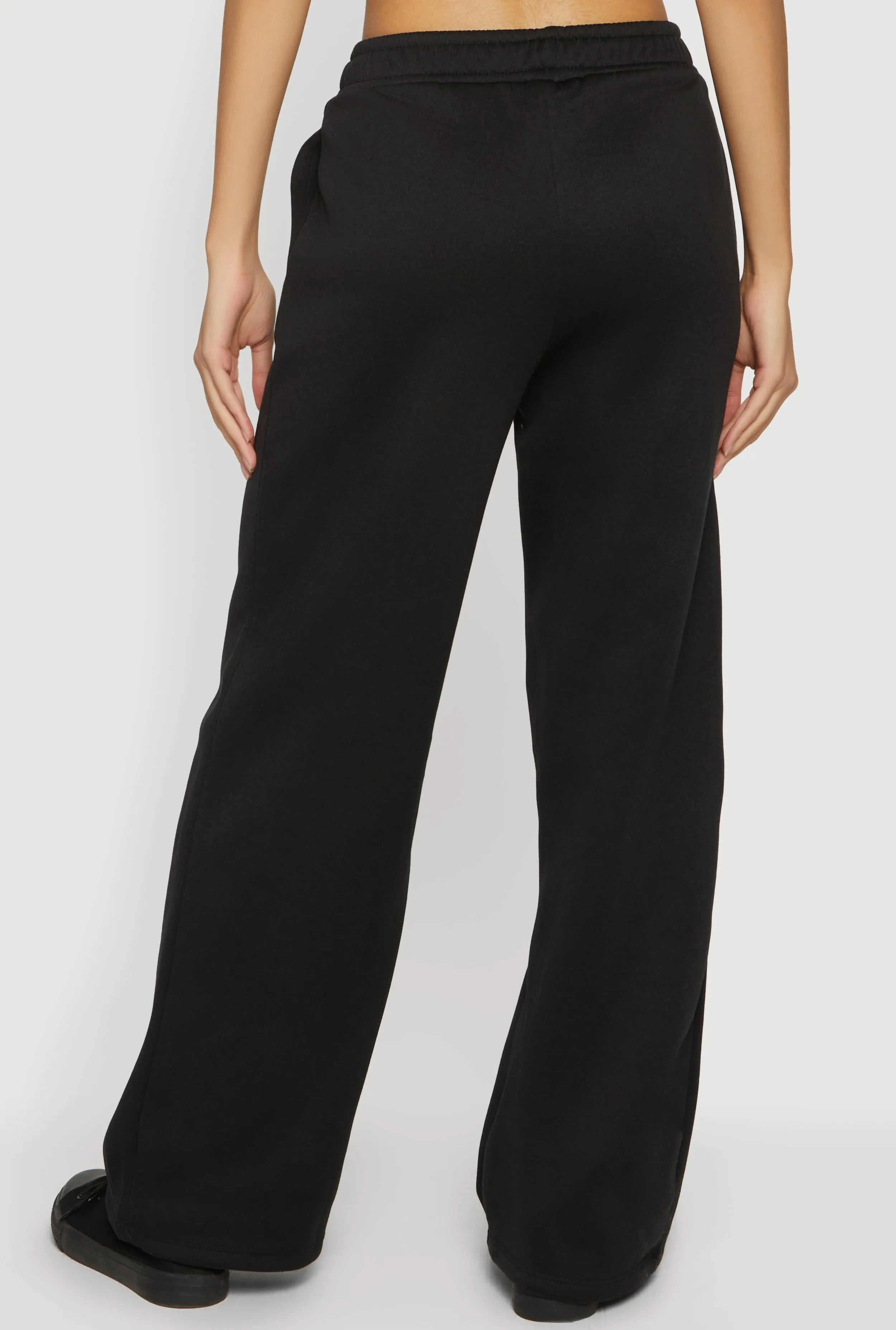 Solid Wide Leg Pull On Sweatpants sold by Rainbow product image thumbnail 5