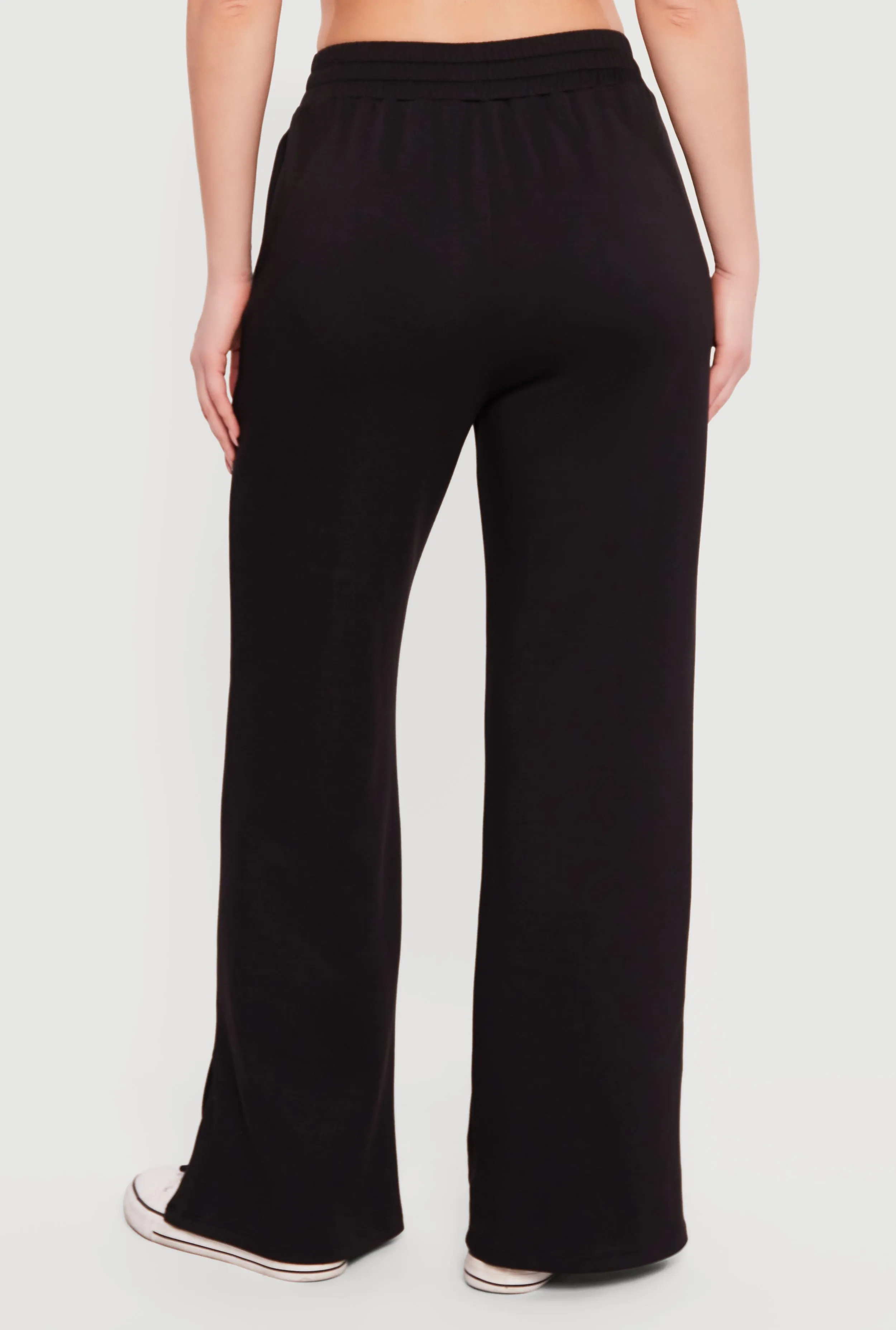 Mid Rise Wide Leg Pull On Pants with Pockets sold by Rainbow product image thumbnail 4