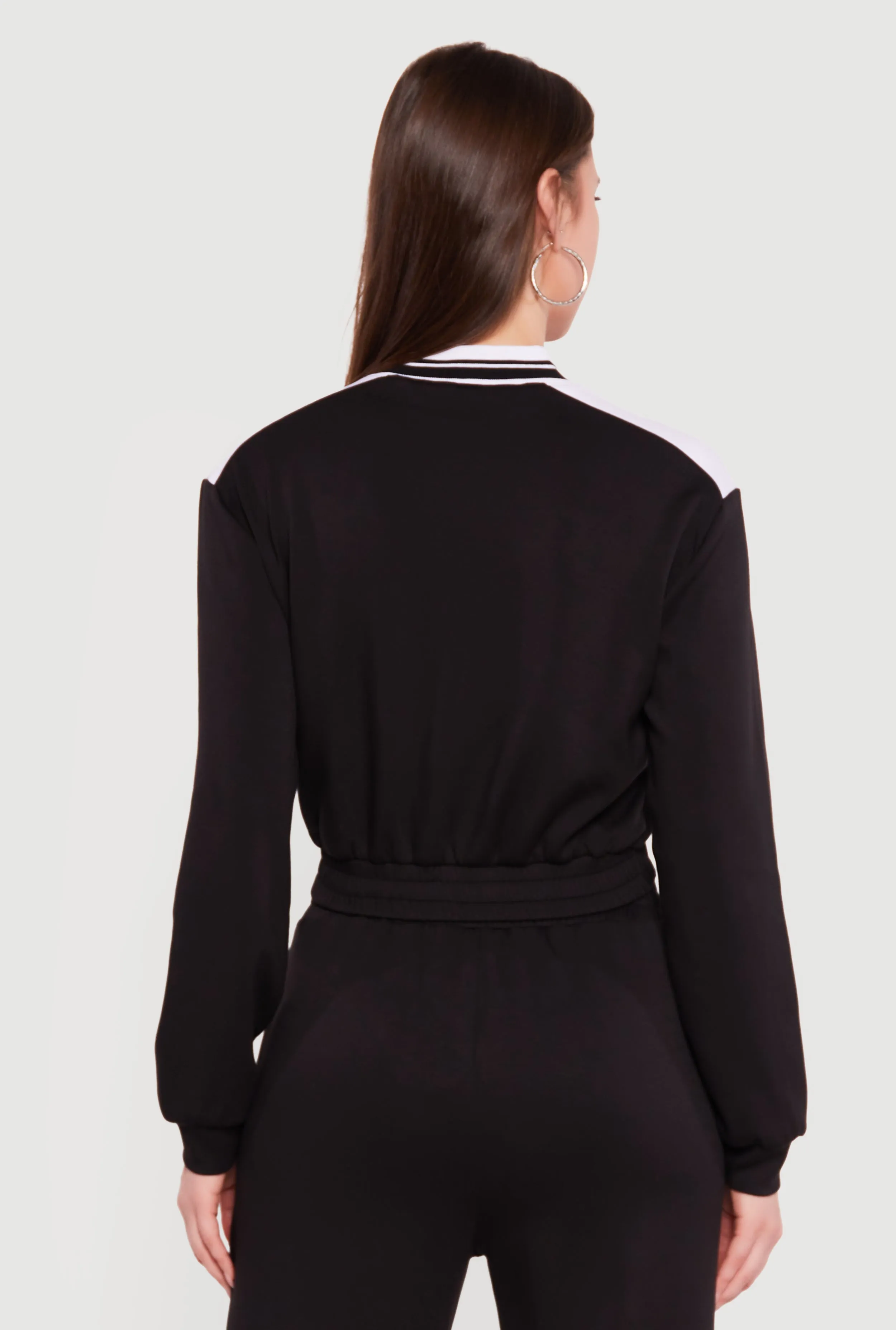 Varsity Stripe Zip Front Track Jacket sold by Rainbow product image thumbnail 5