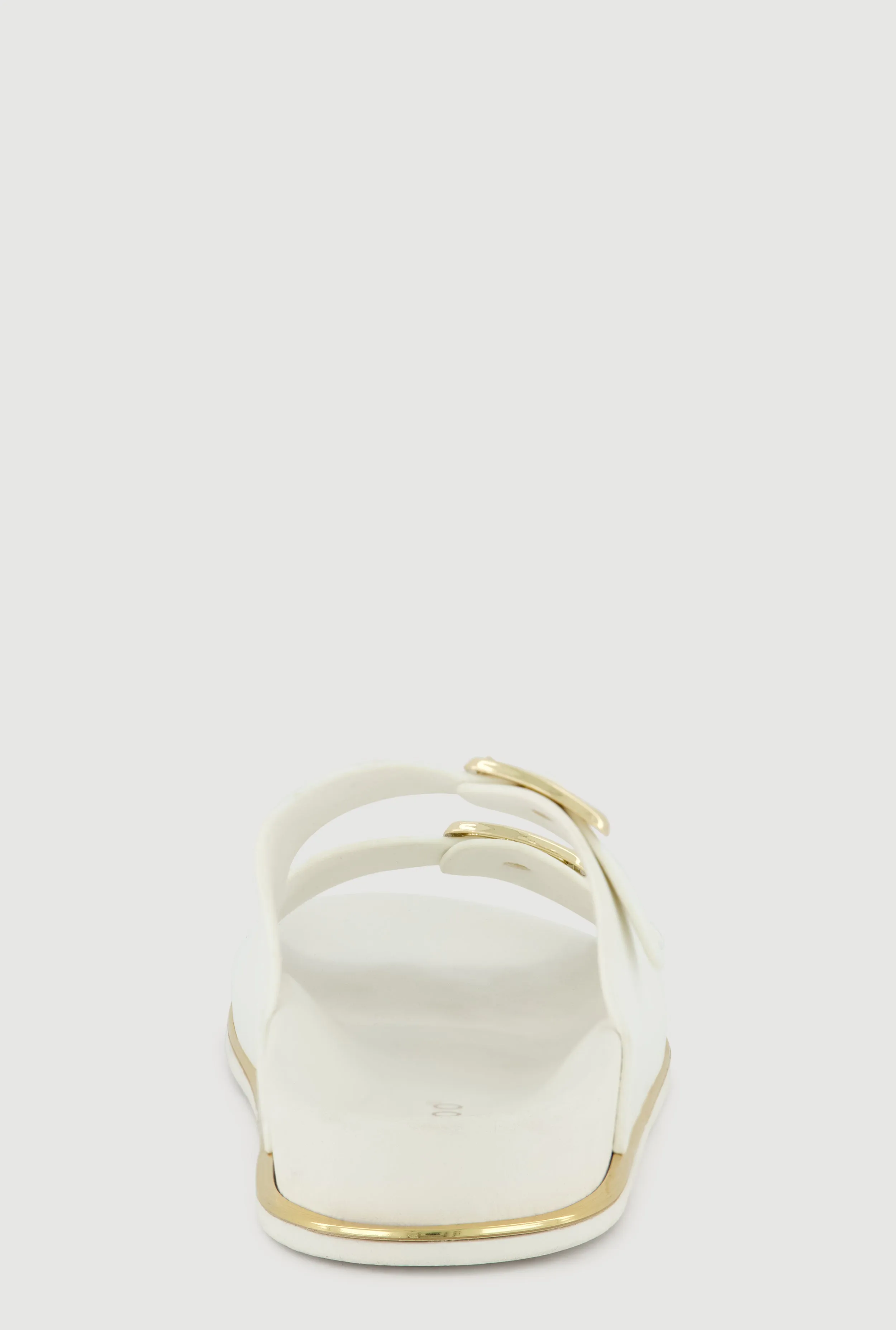 Metallic Double Buckle Slide Sandals sold by Rainbow product image thumbnail 3