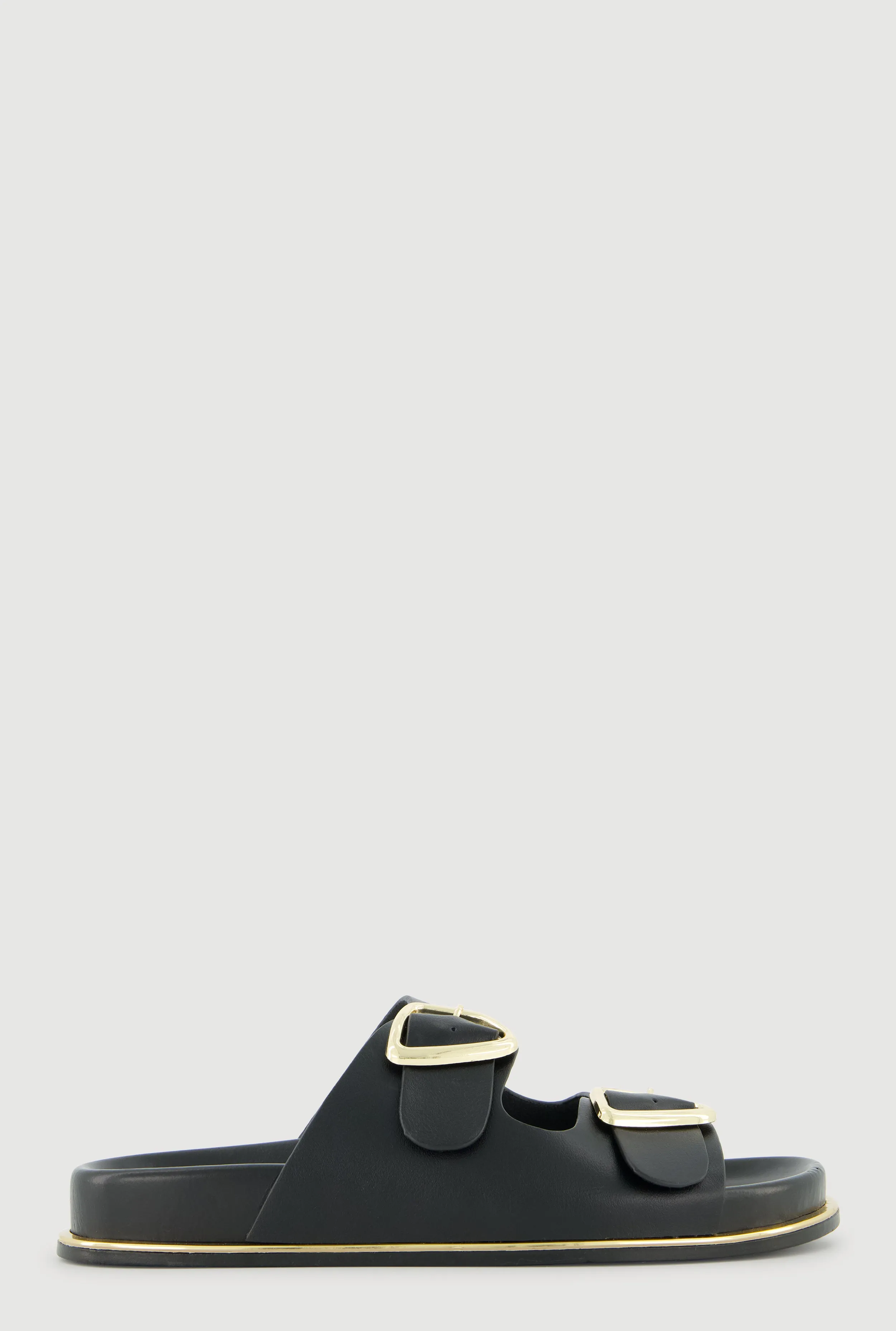 Metallic Double Buckle Slide Sandals sold by Rainbow product image thumbnail 2