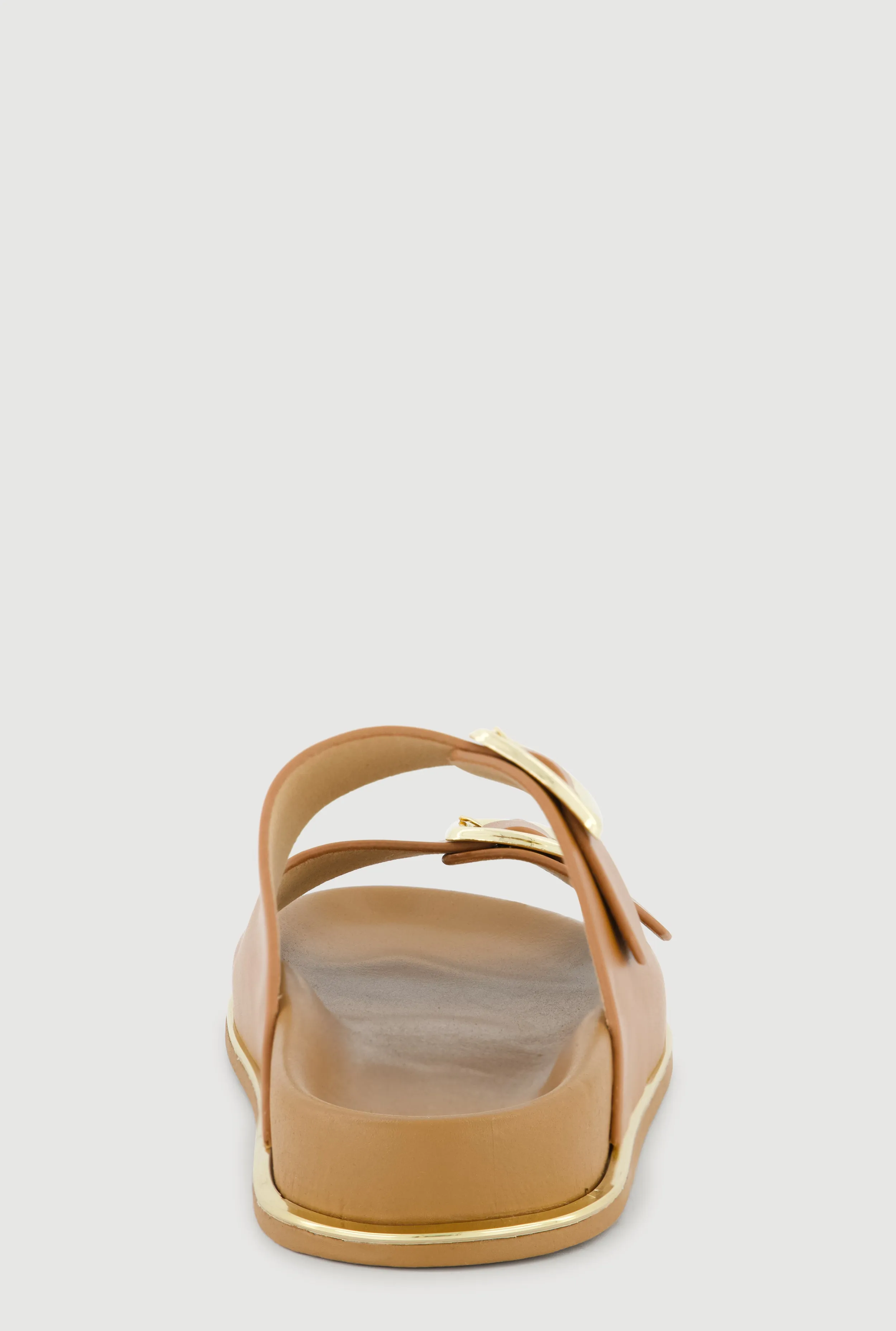 Metallic Double Buckle Slide Sandals sold by Rainbow product image thumbnail 3