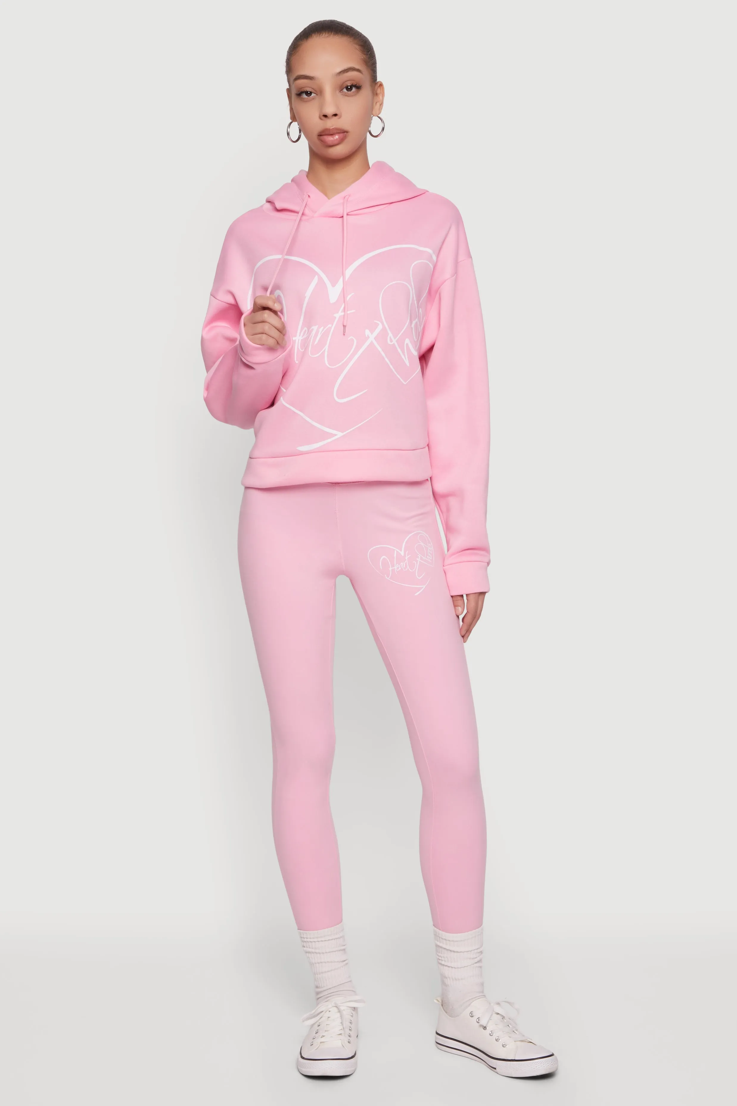 Heart Throb Graphic Pullover Hoodie sold by Rainbow product image thumbnail 2