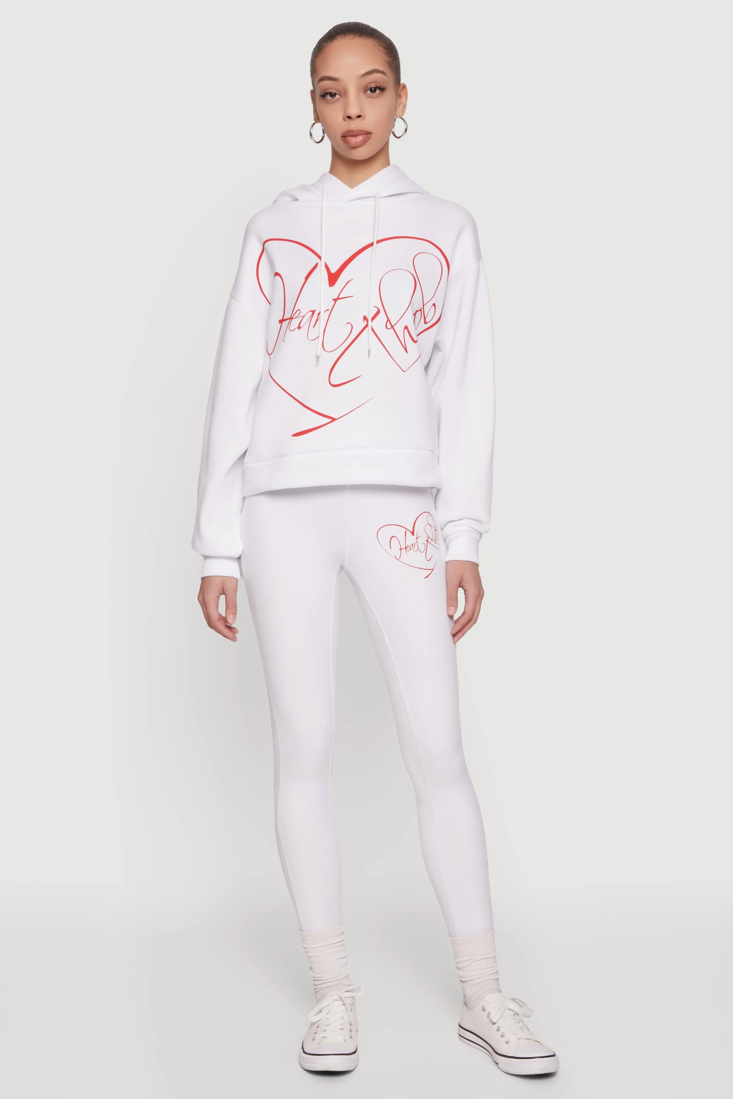 Heart Throb Graphic Pullover Hoodie sold by Rainbow product image thumbnail 2